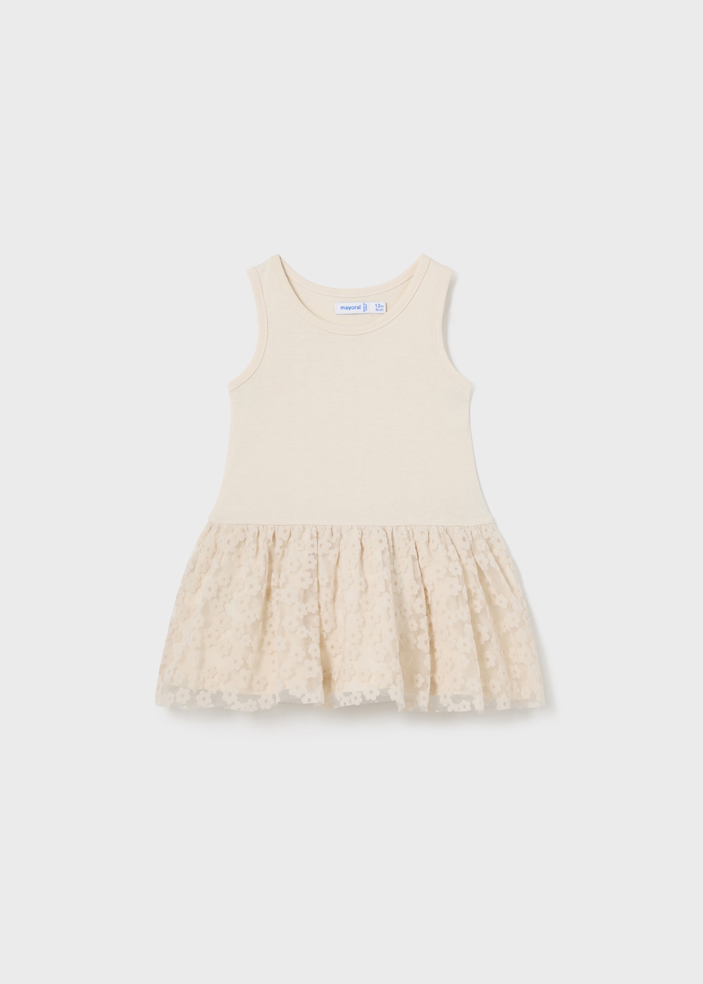 Baby Combined Tricot Dress