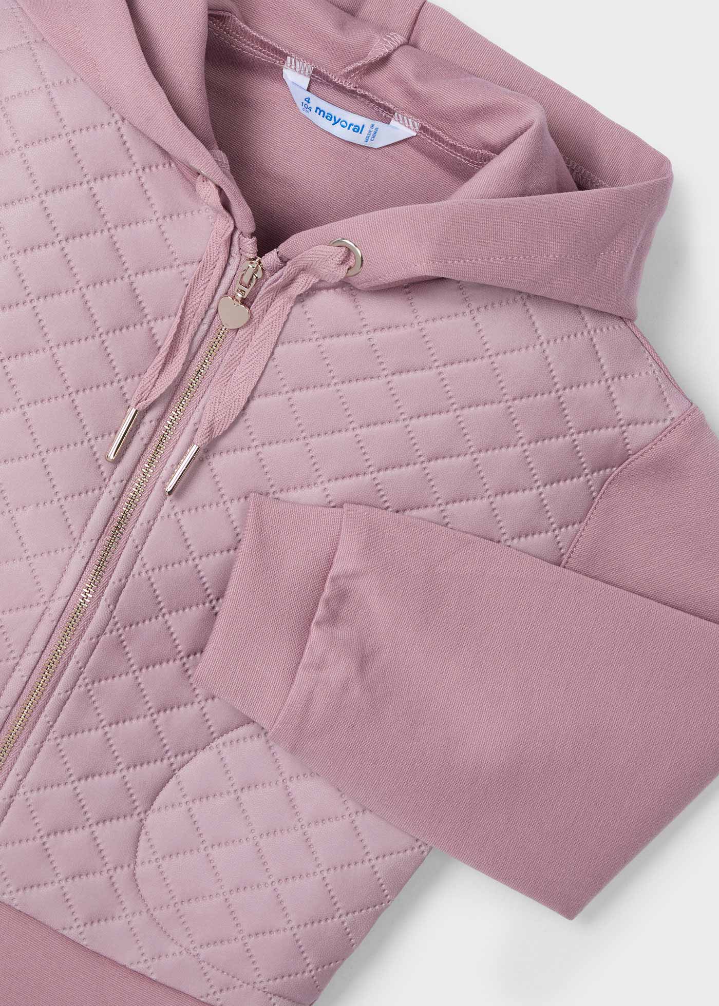 Bluza pikowana dla dziewczynki