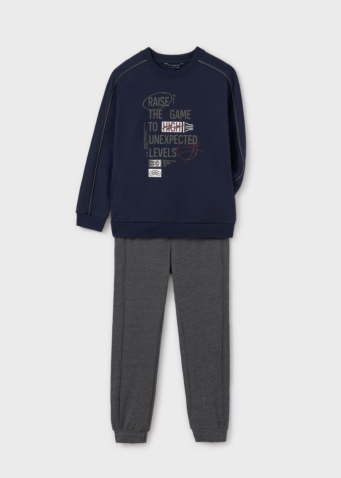 Boy 2 Piece Text Tracksuit