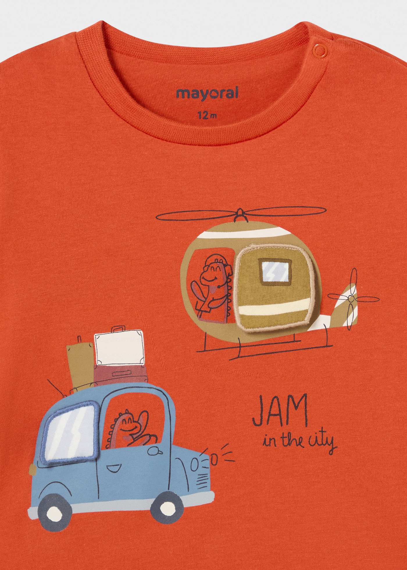 T-shirt interactif transports bébé