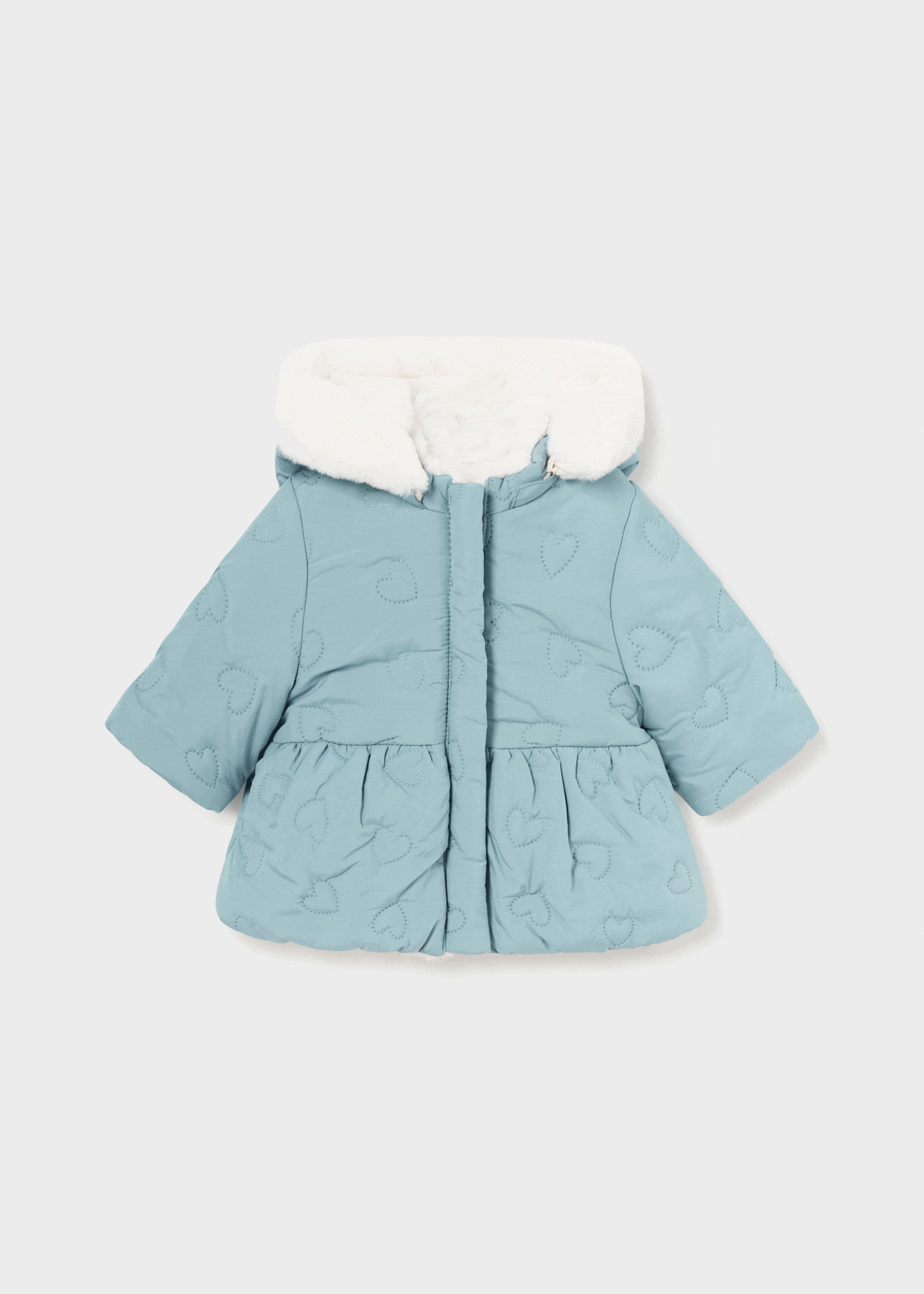 Newborn Girl Reversible Coat