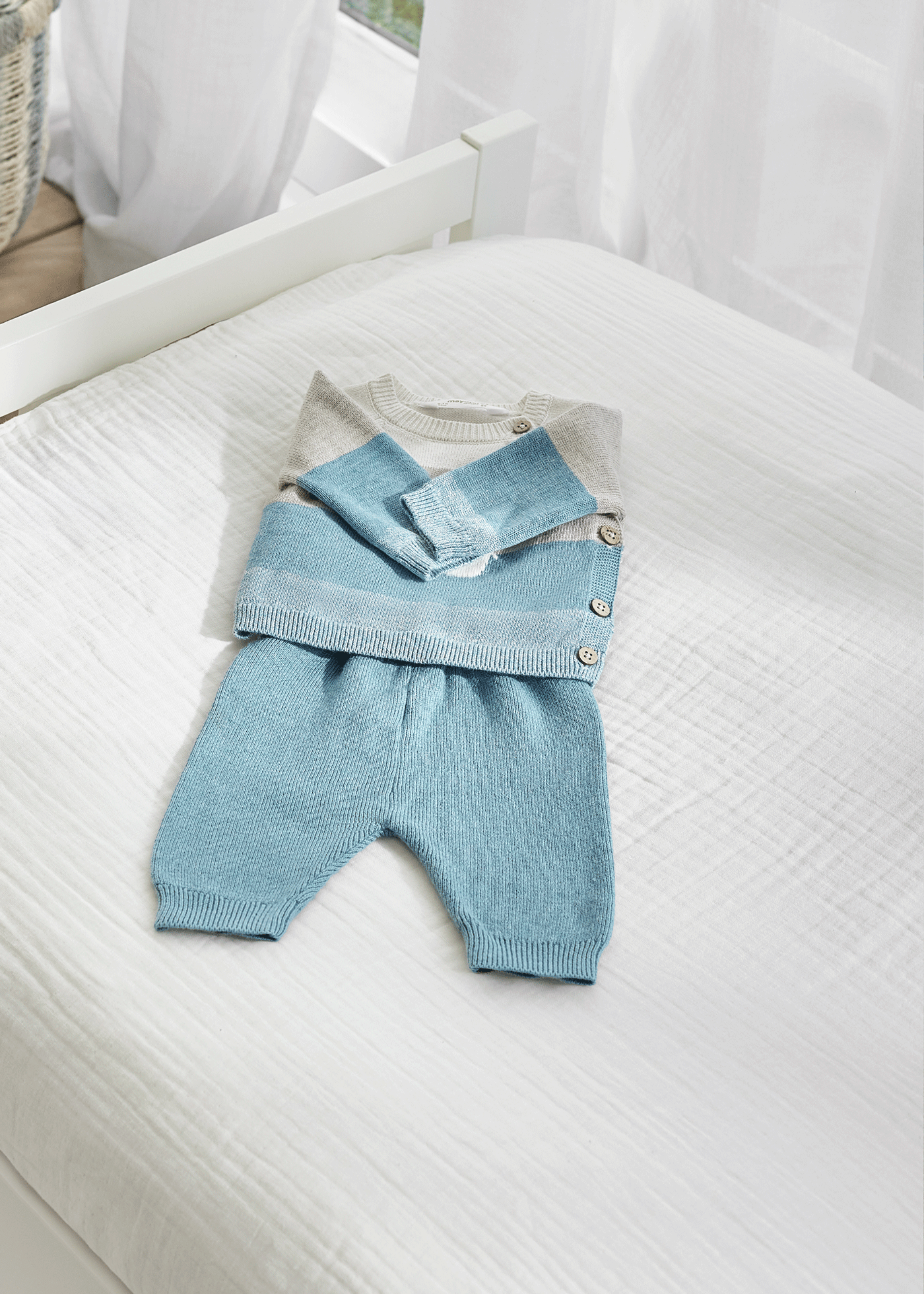 Set Hose und Sweatshrit gestreift Neugeborene Jungen