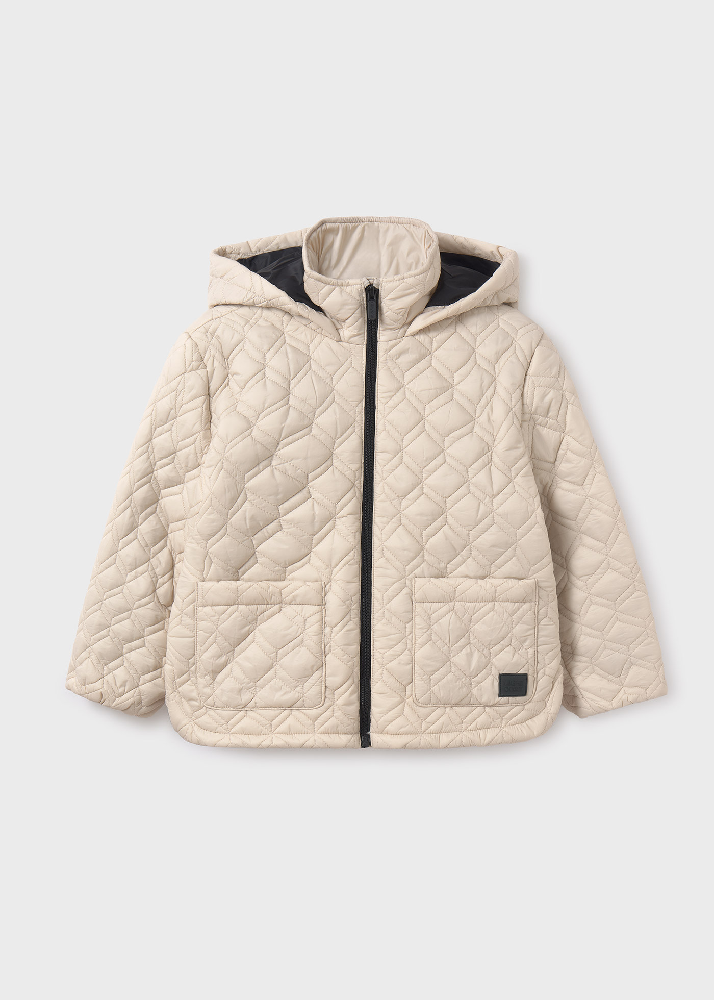 Girl Diamond Quilted Coat