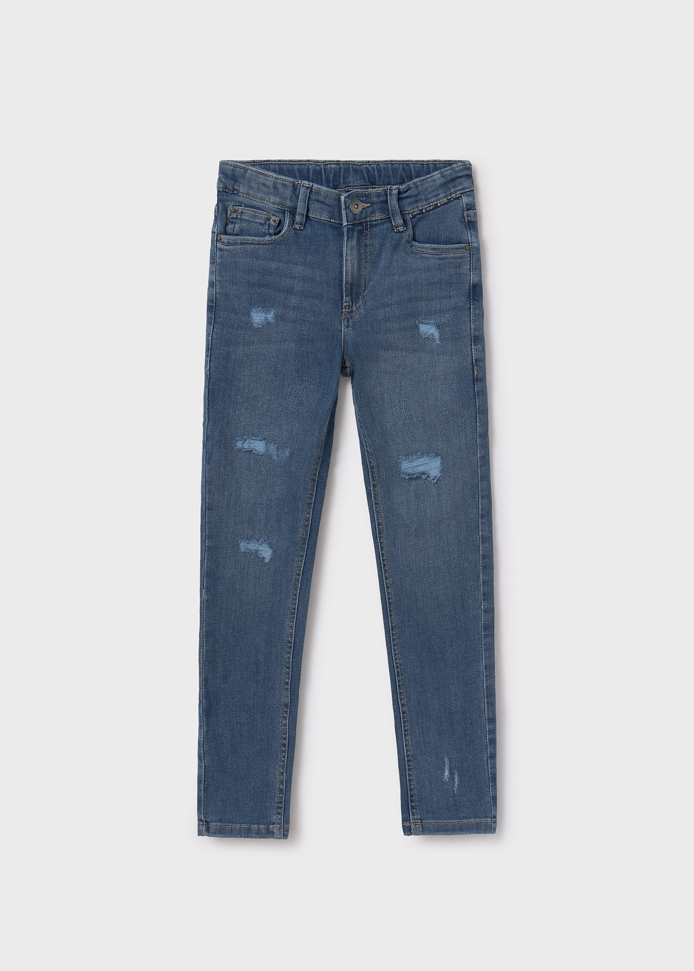 Pantalon en denim déchiré garçon