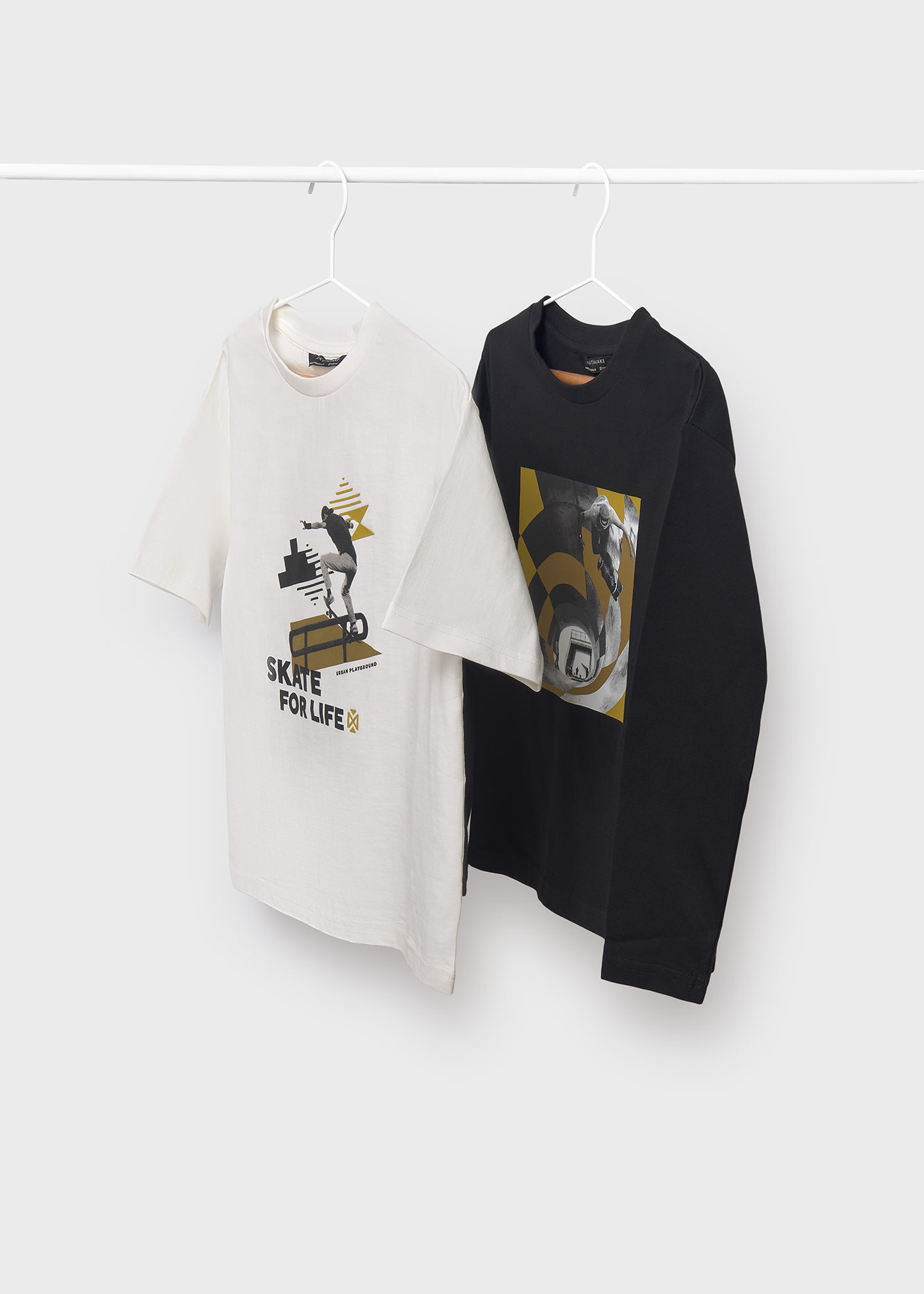 Boy Set of 2 Contrasting T-Shirts