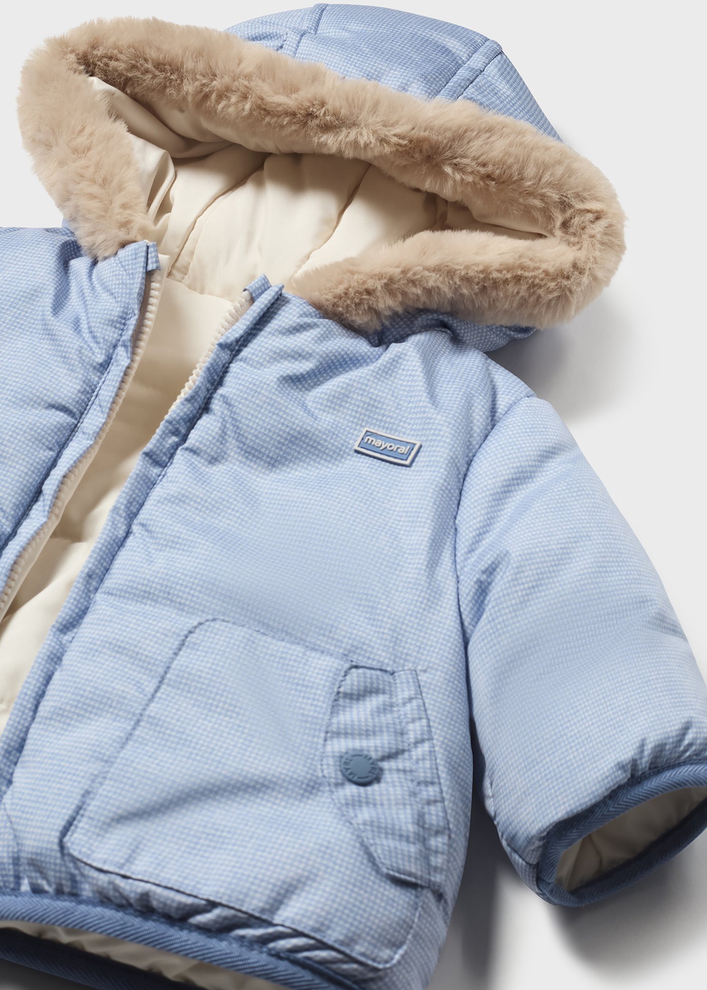 Newborn Boy Reversible Jacket