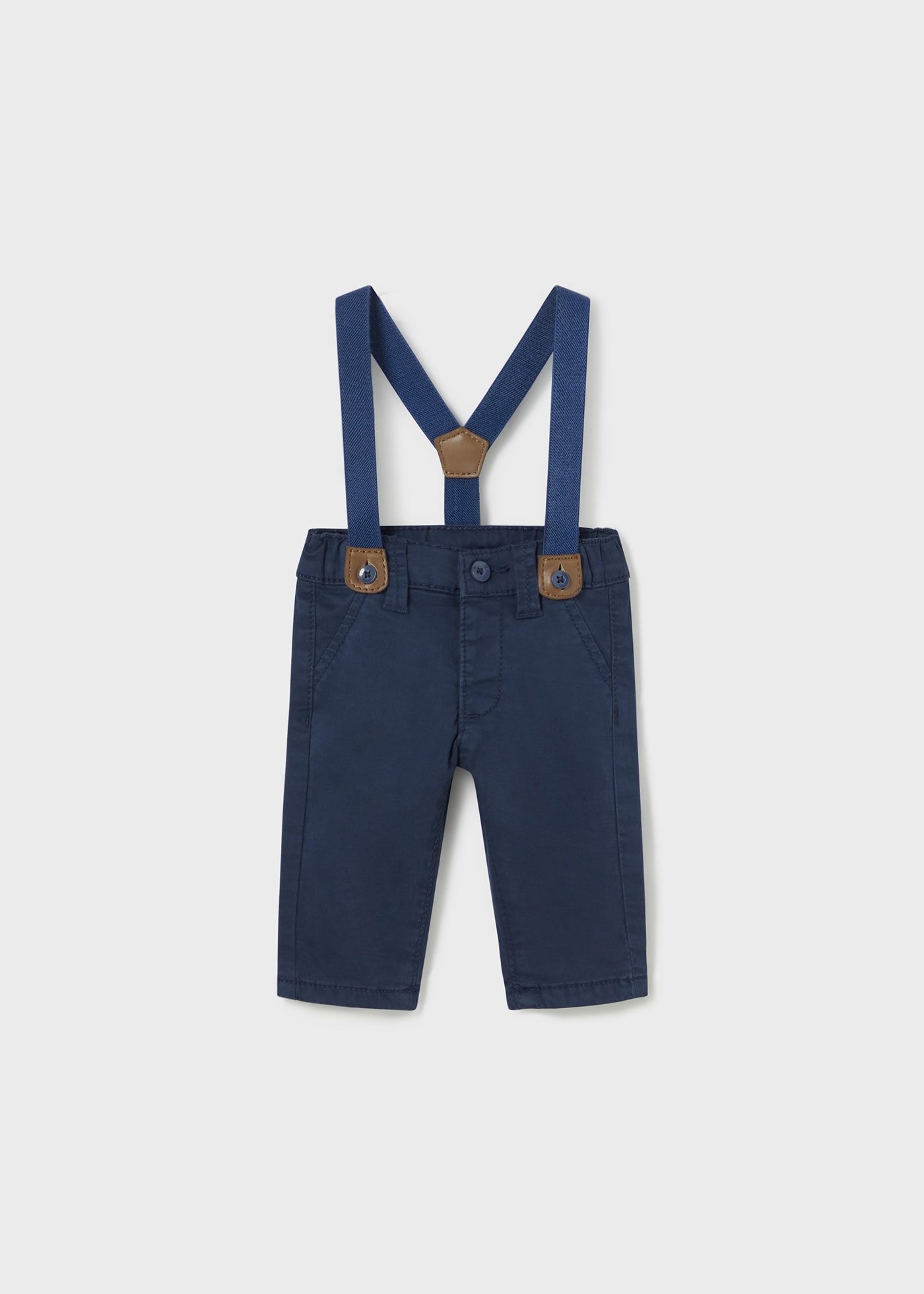 Pantalone bretelle neonato