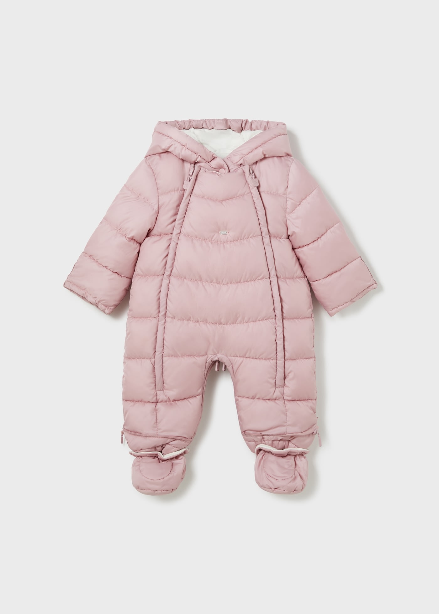 Newborn Girl Convertible Snowsuit