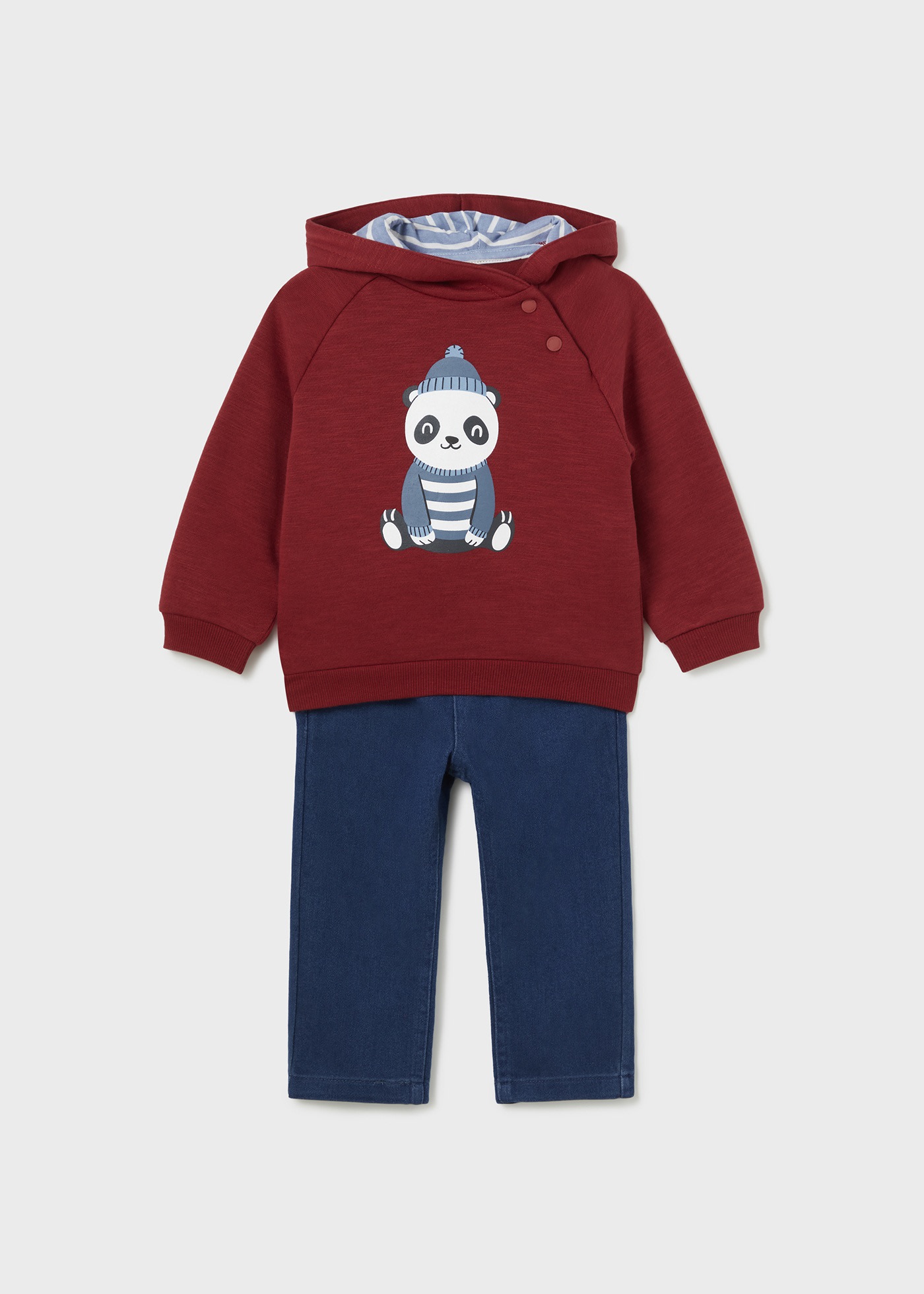 Baby Jeans with Hoodie Set