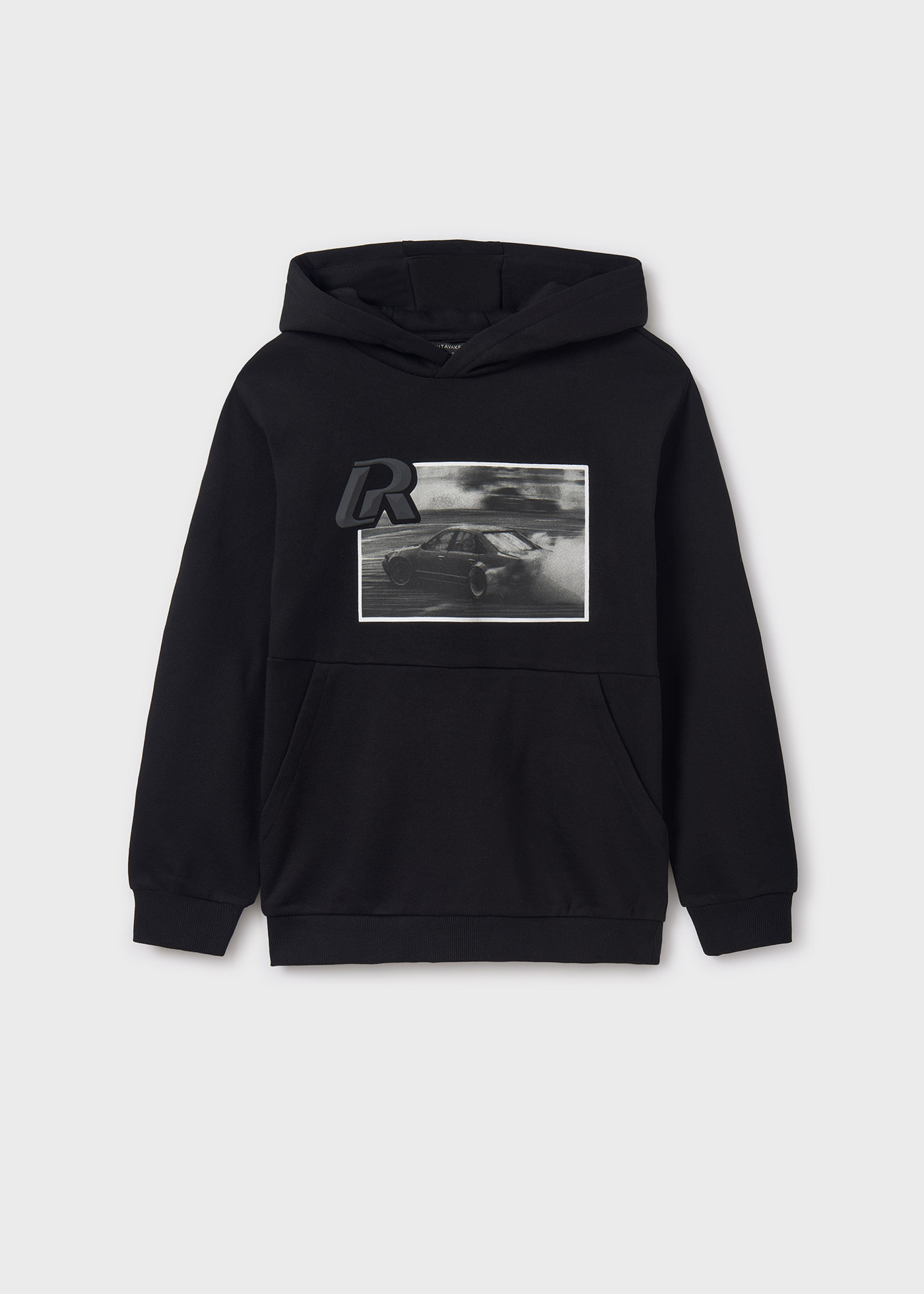 Sweatshirt Schwarz-Weiß-Bild Teenager Jungen