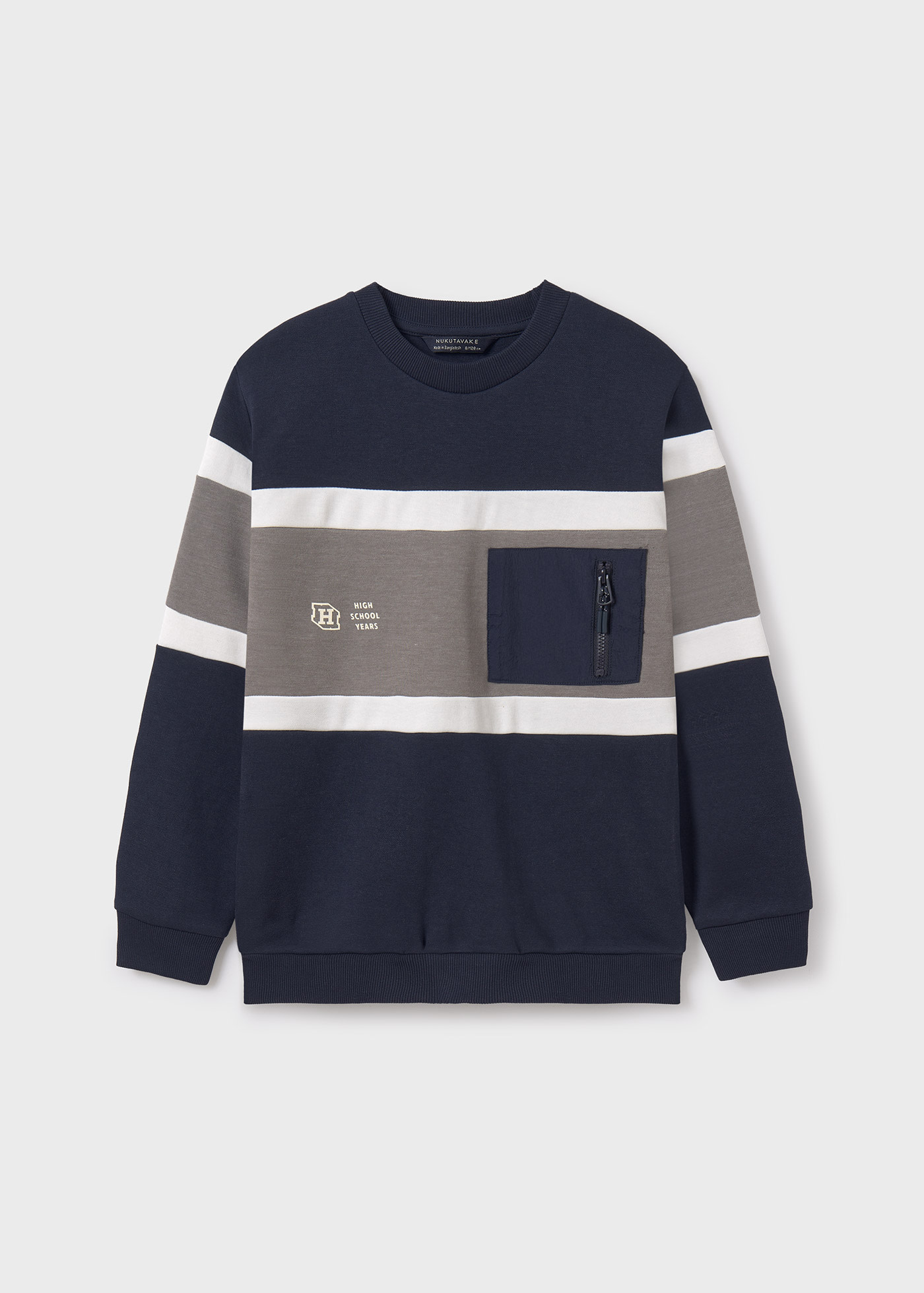 Boy Block Colour Jumper