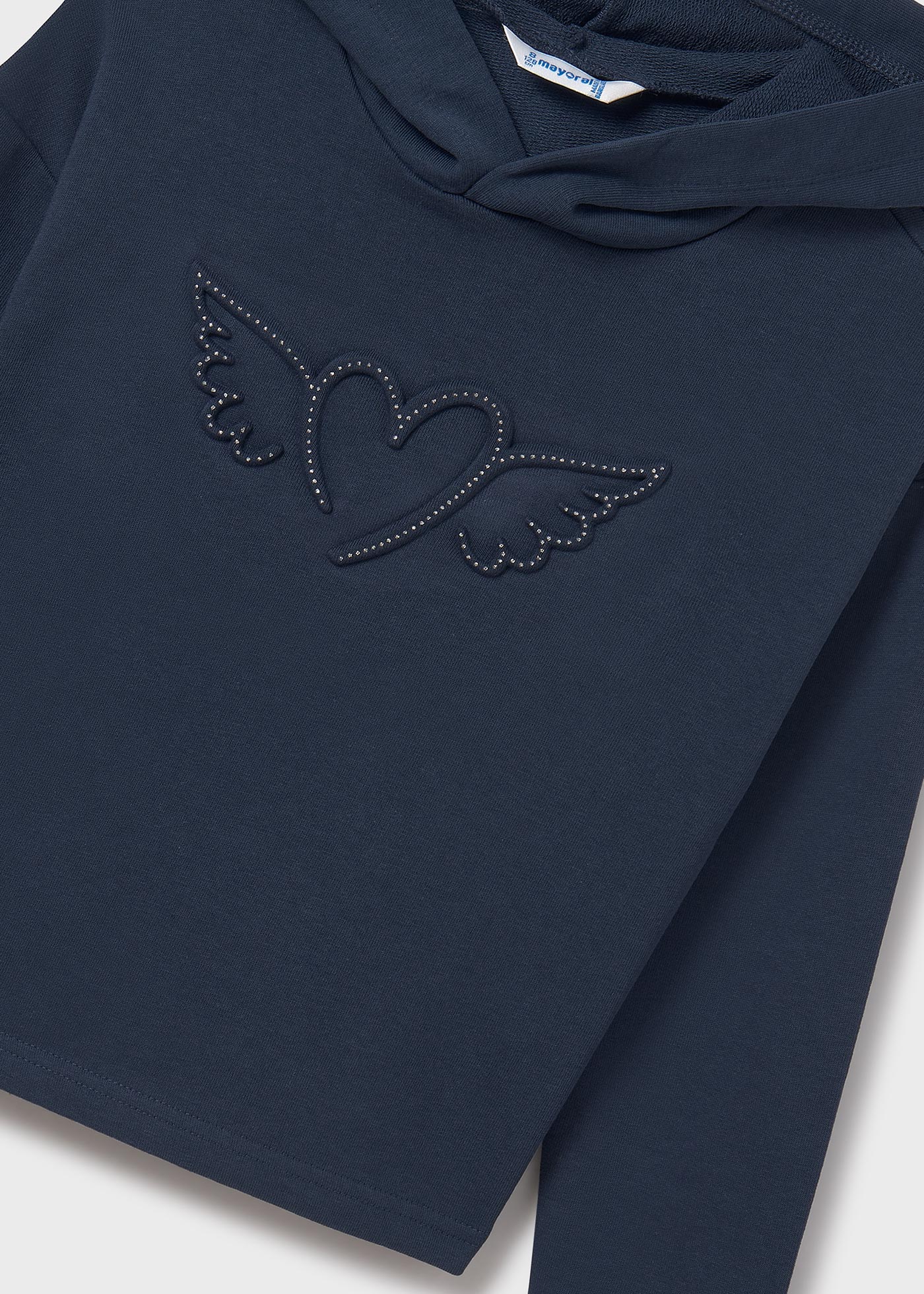 Bluza z sercem dla dziewczynki