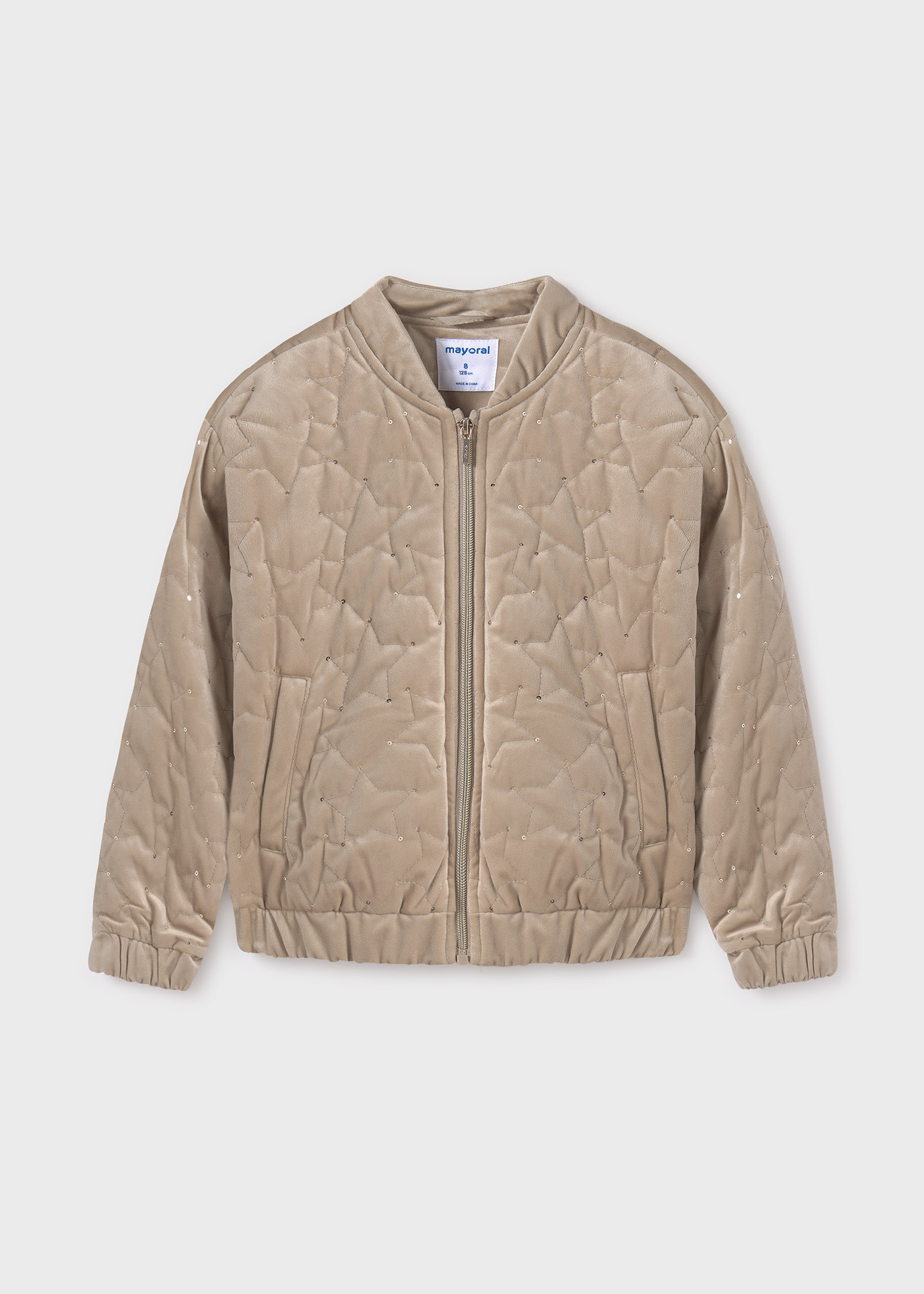 Veste bomber en velours fille