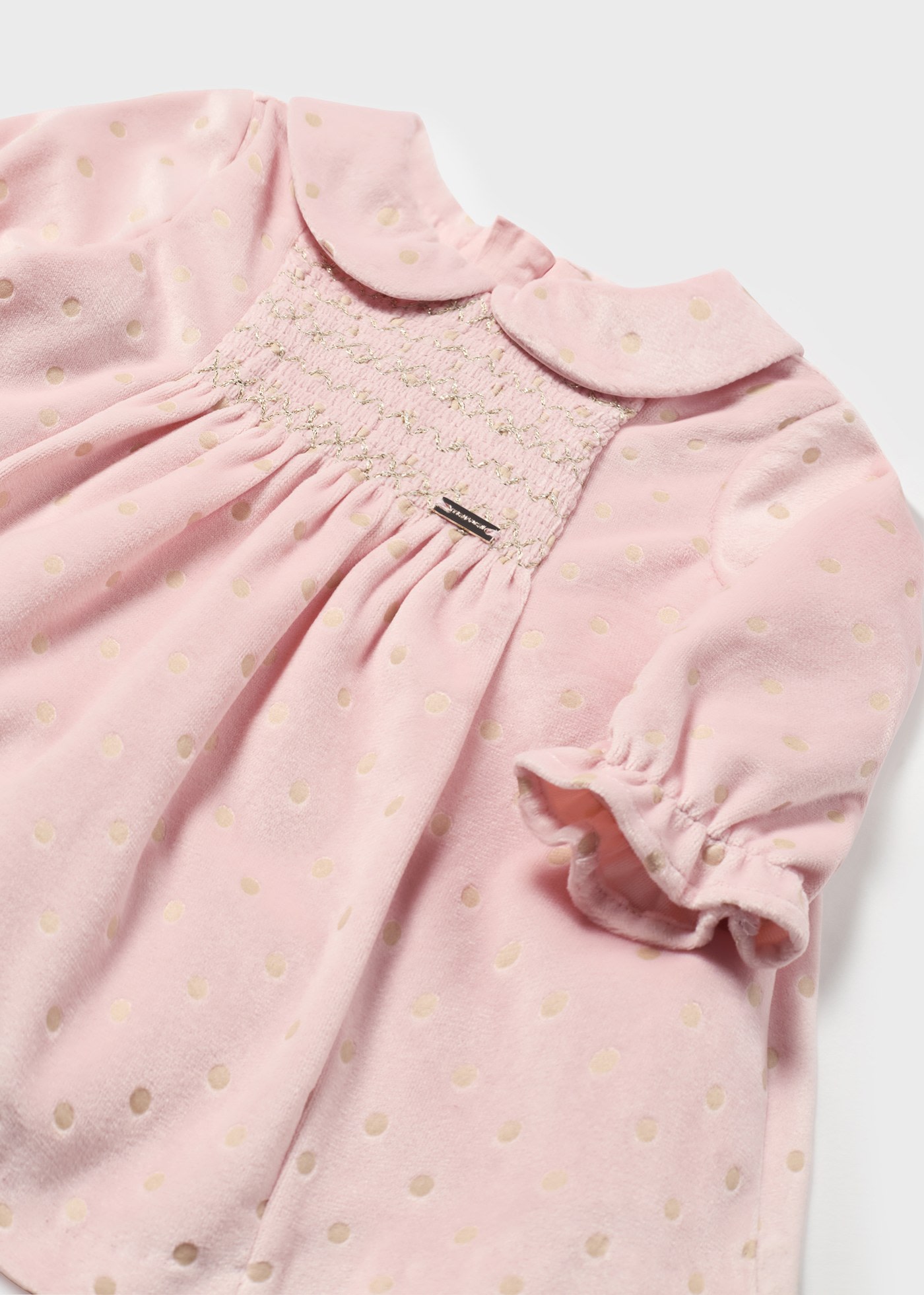 Newborn Girl Sparkly Velvet Dress