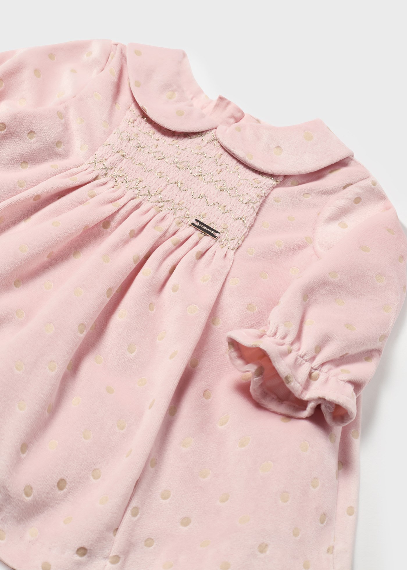 Rochie catifea sclipici nou-nascut