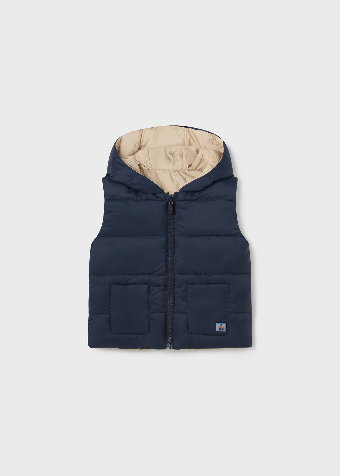 Gilet reversibile imbottito neonato