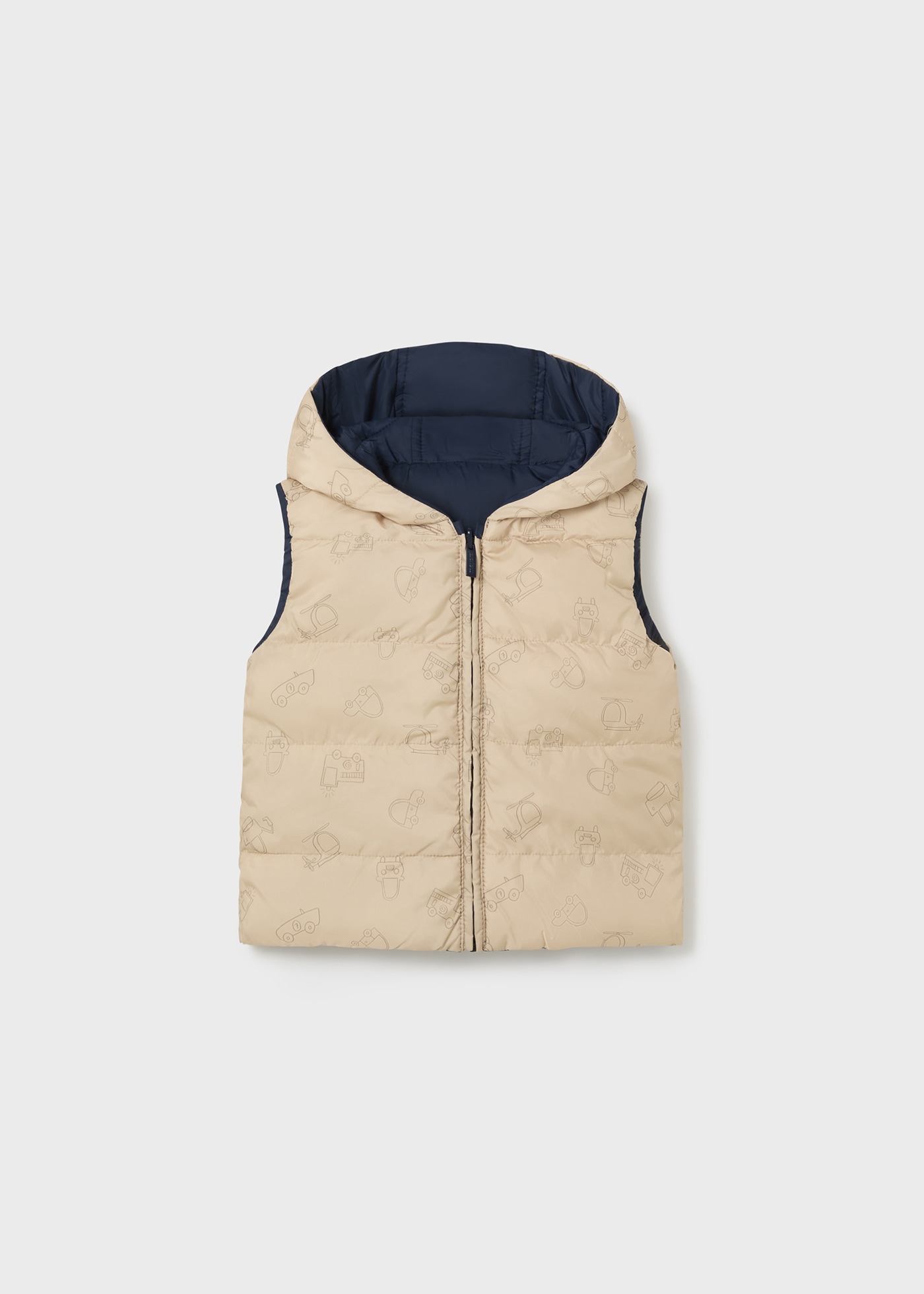 Gilet reversibile imbottito neonato