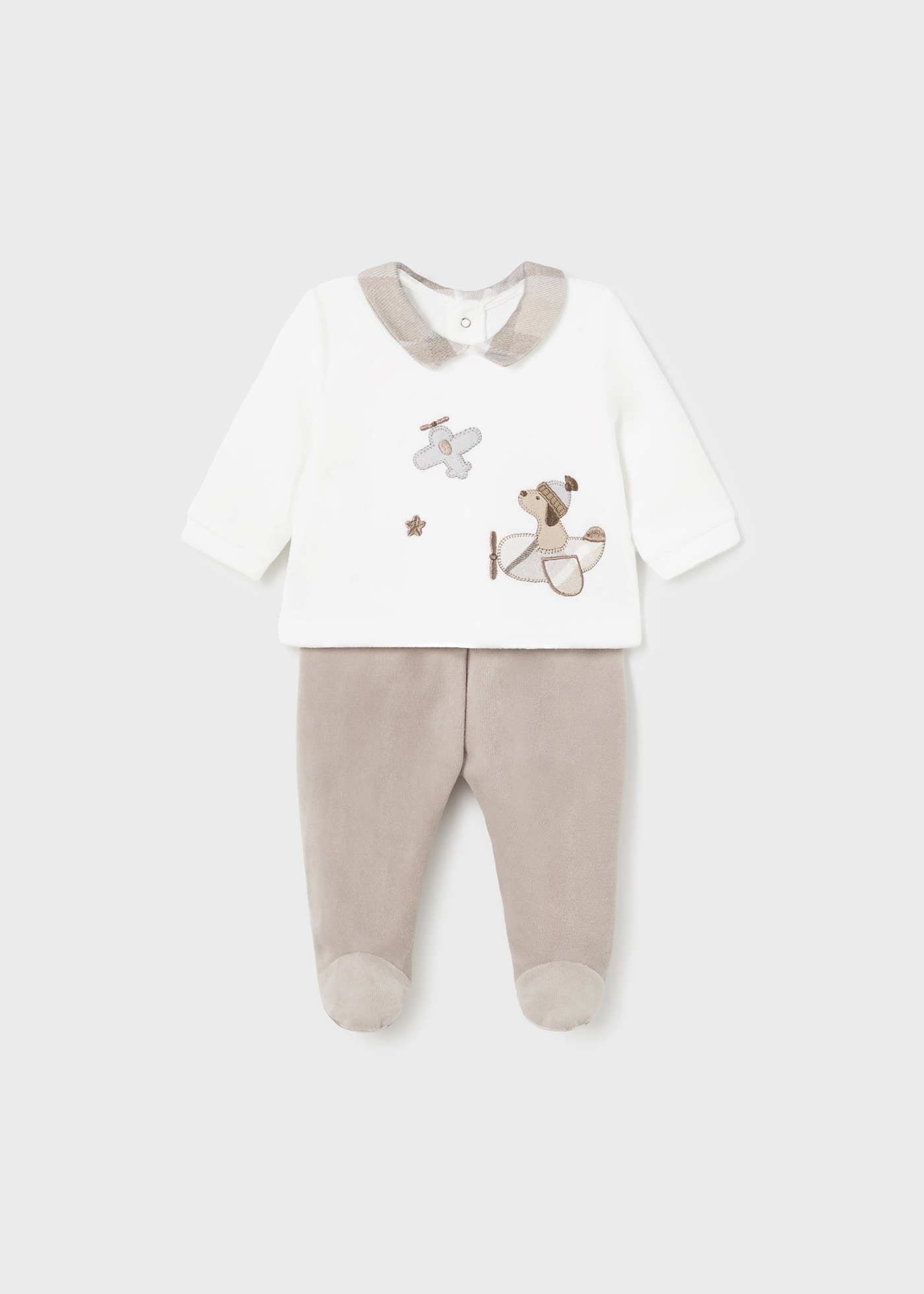 Set Strampler Shirt samtig Neugeborene Jungen