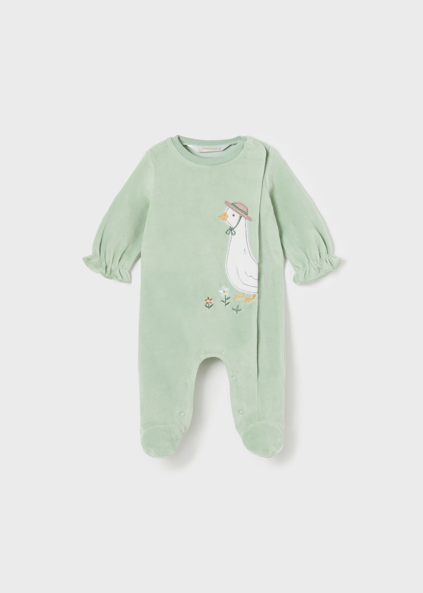 Set 2 pijamale catifelate animal nou-nascut