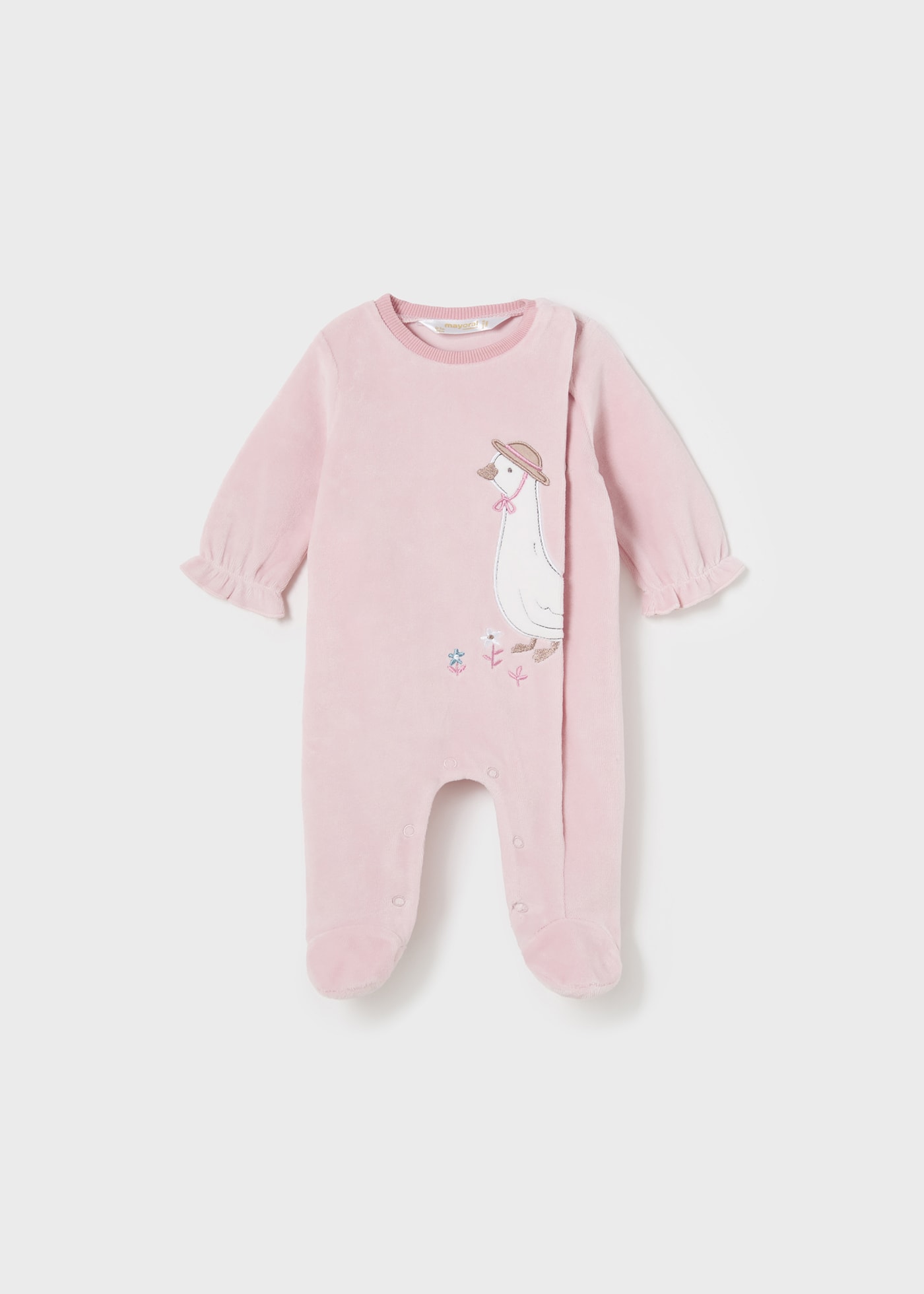 Set 2 pijamale catifelate animal nou-nascut