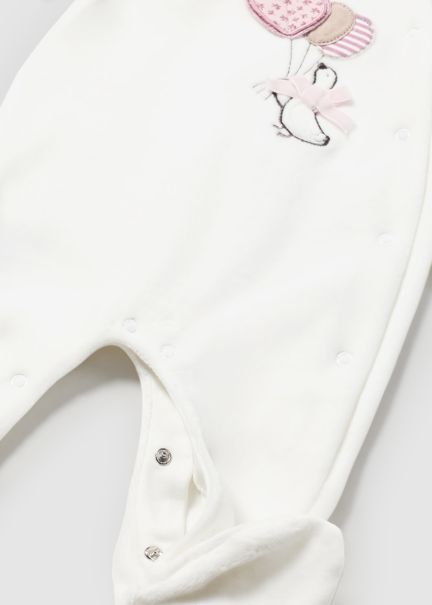 Pack 2 pijamas aveludados recém nascido