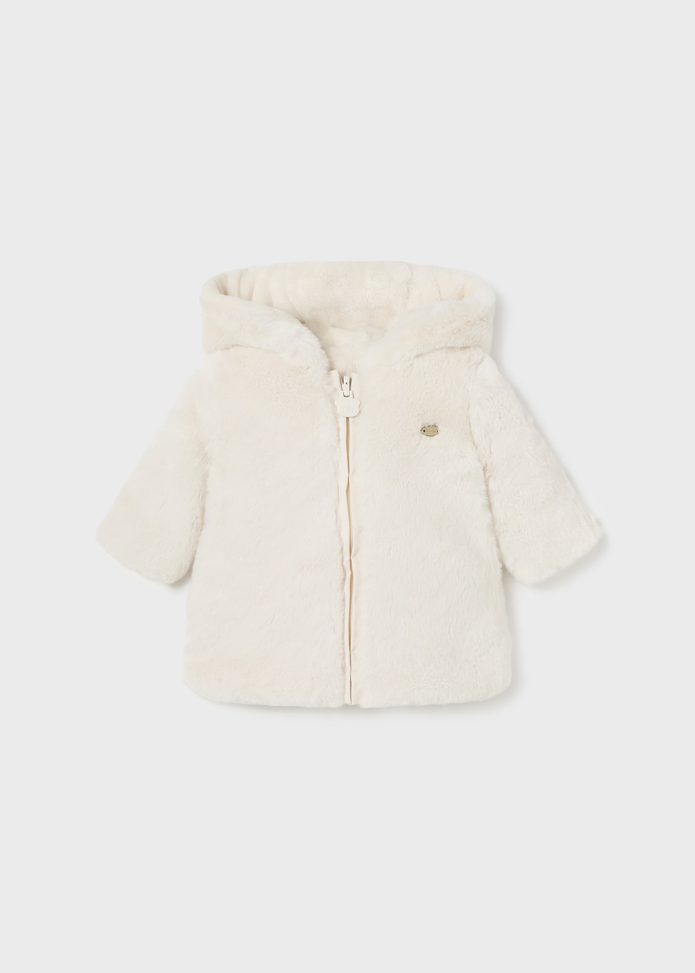 Newborn Boy Reversible Fur Coat