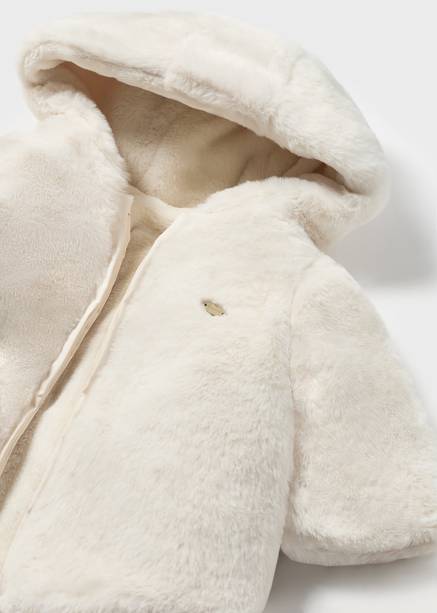 Newborn Reversible Faux Fur Coat