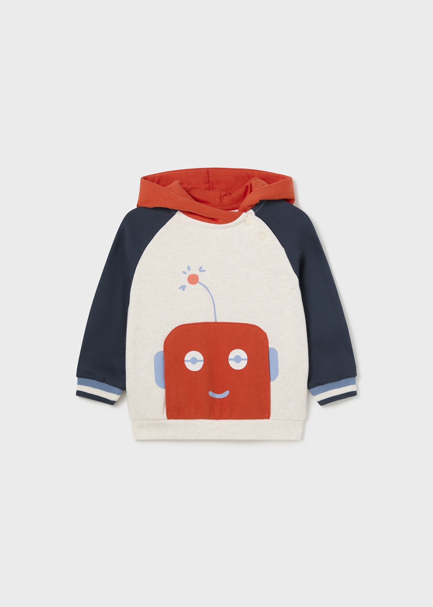 Tuta 2 pantaloni robot neonato