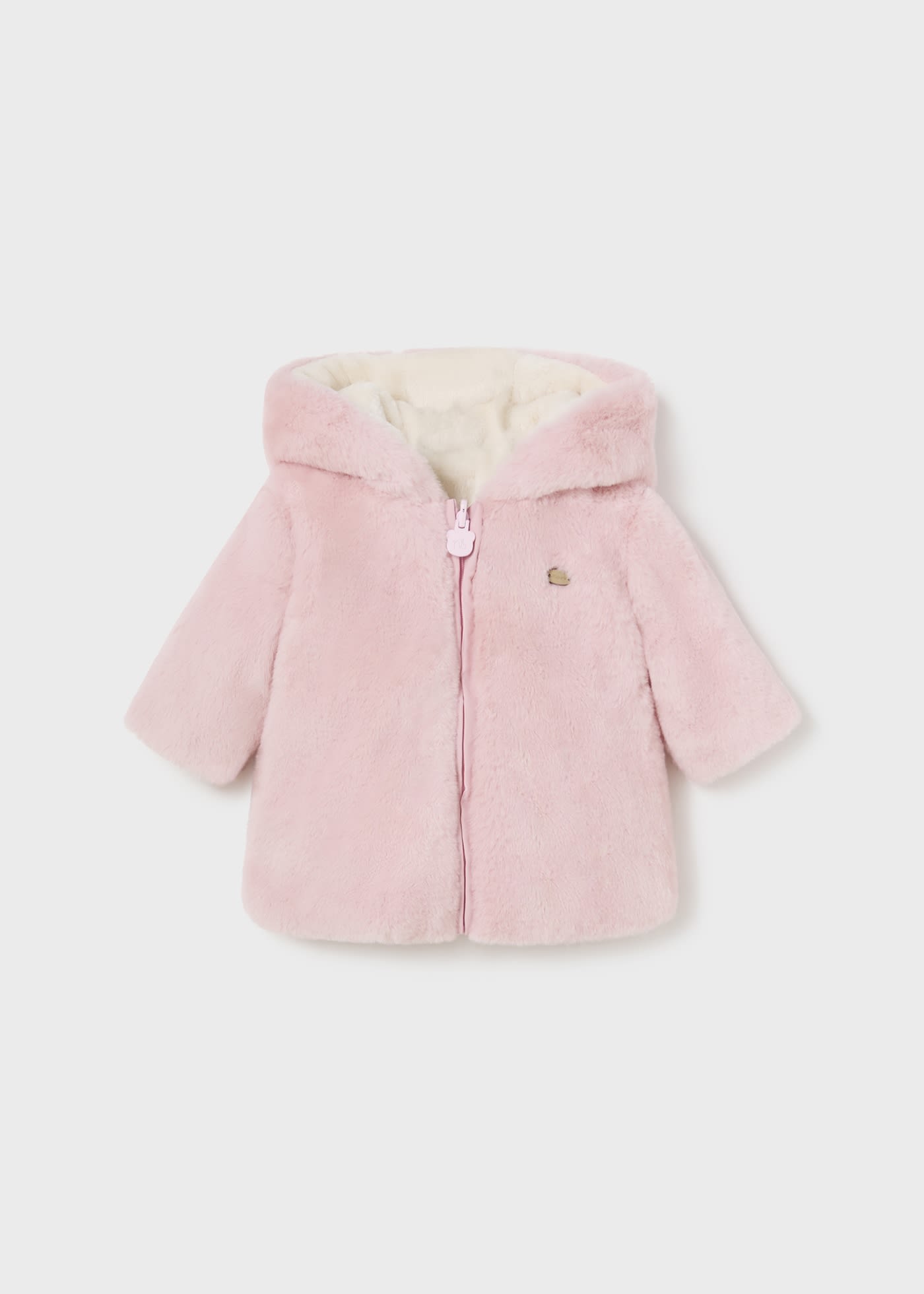 Newborn Boy Reversible Fur Coat