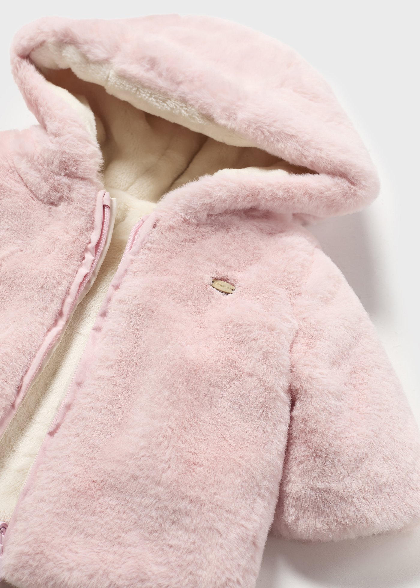 Newborn Reversible Faux Fur Coat