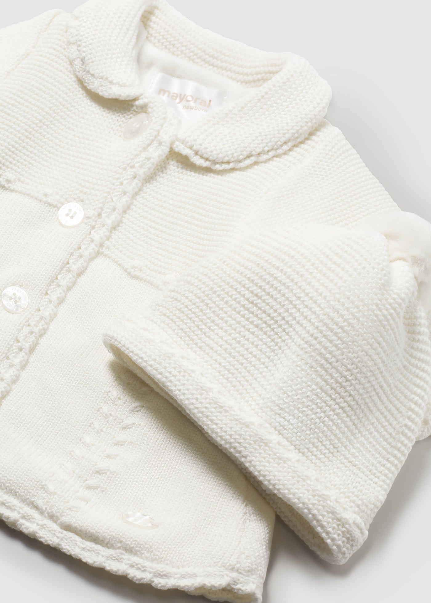 Newborn Knit Coat with Hat