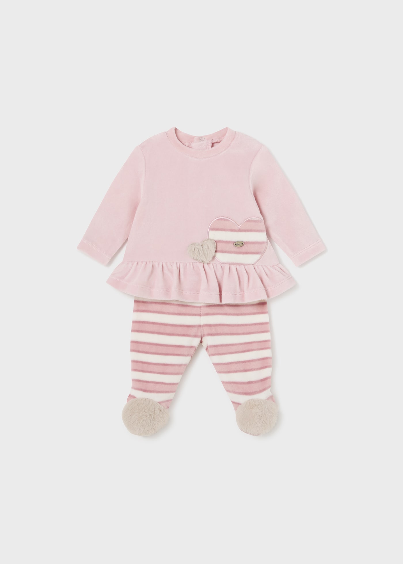 Conjunto calças e camisola recém nascida