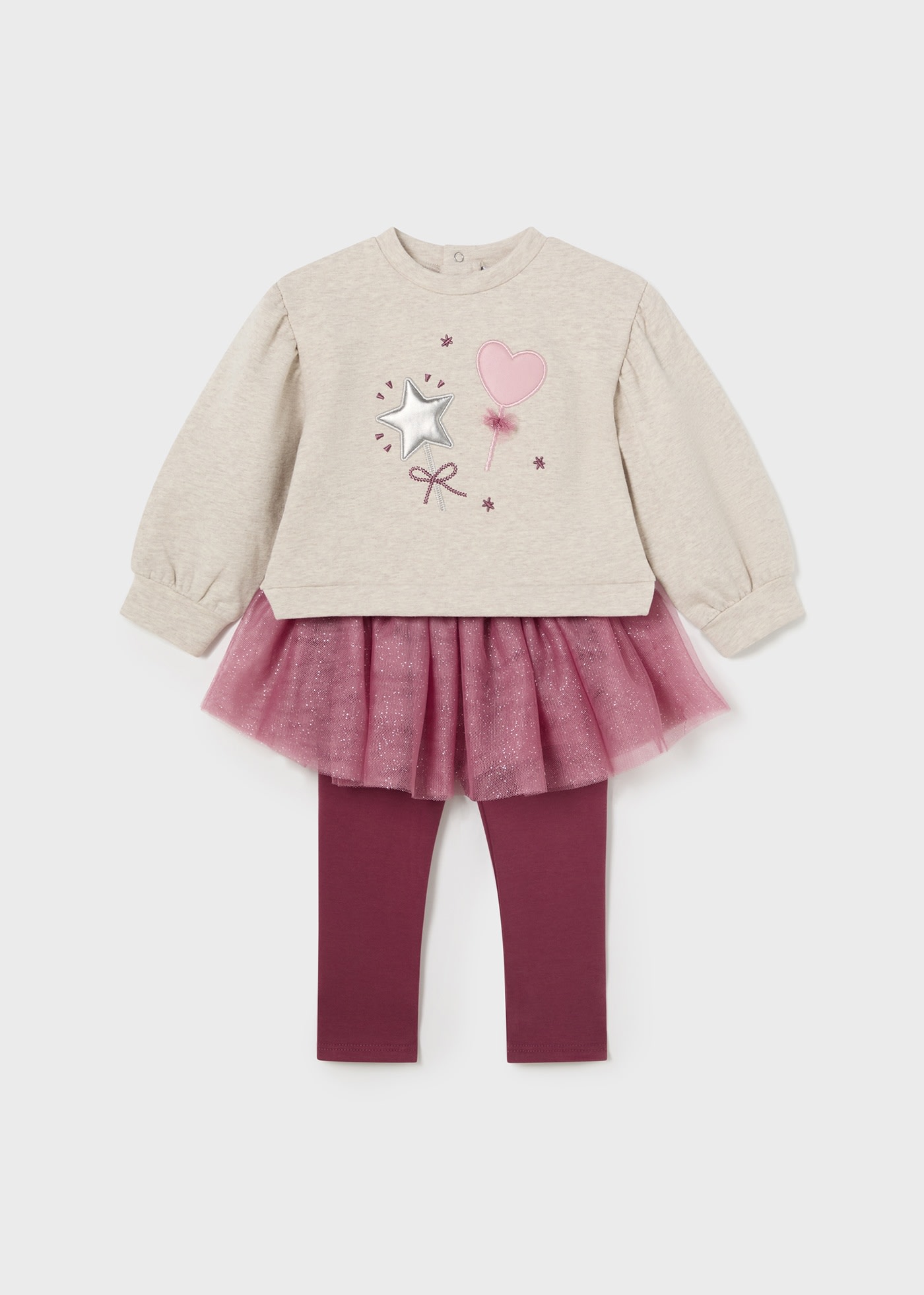 Baby Jumper and Tutu Leggings Set