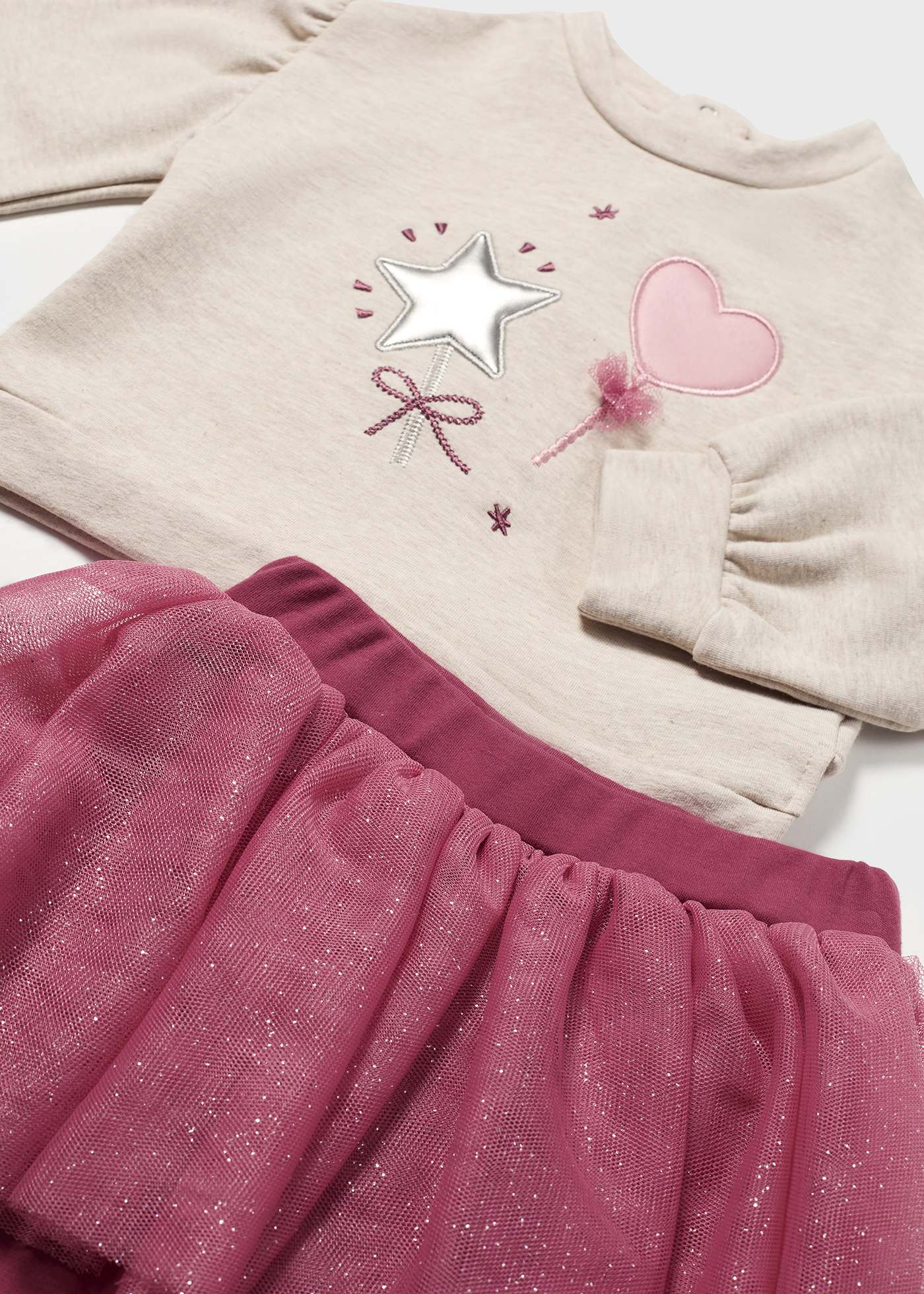 Baby Jumper and Tutu Leggings Set