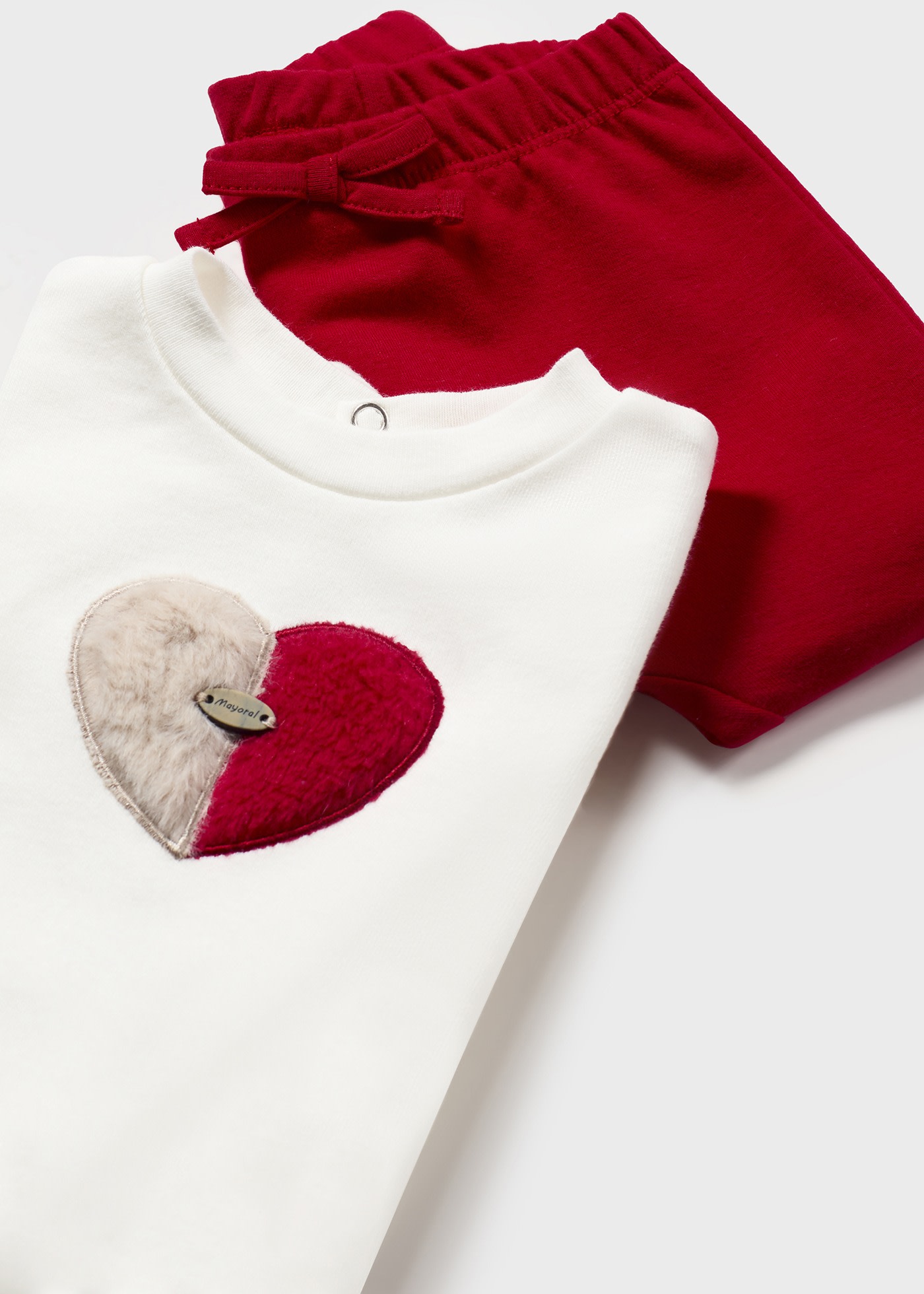 Conjunto 3 piezas corazones recién nacida