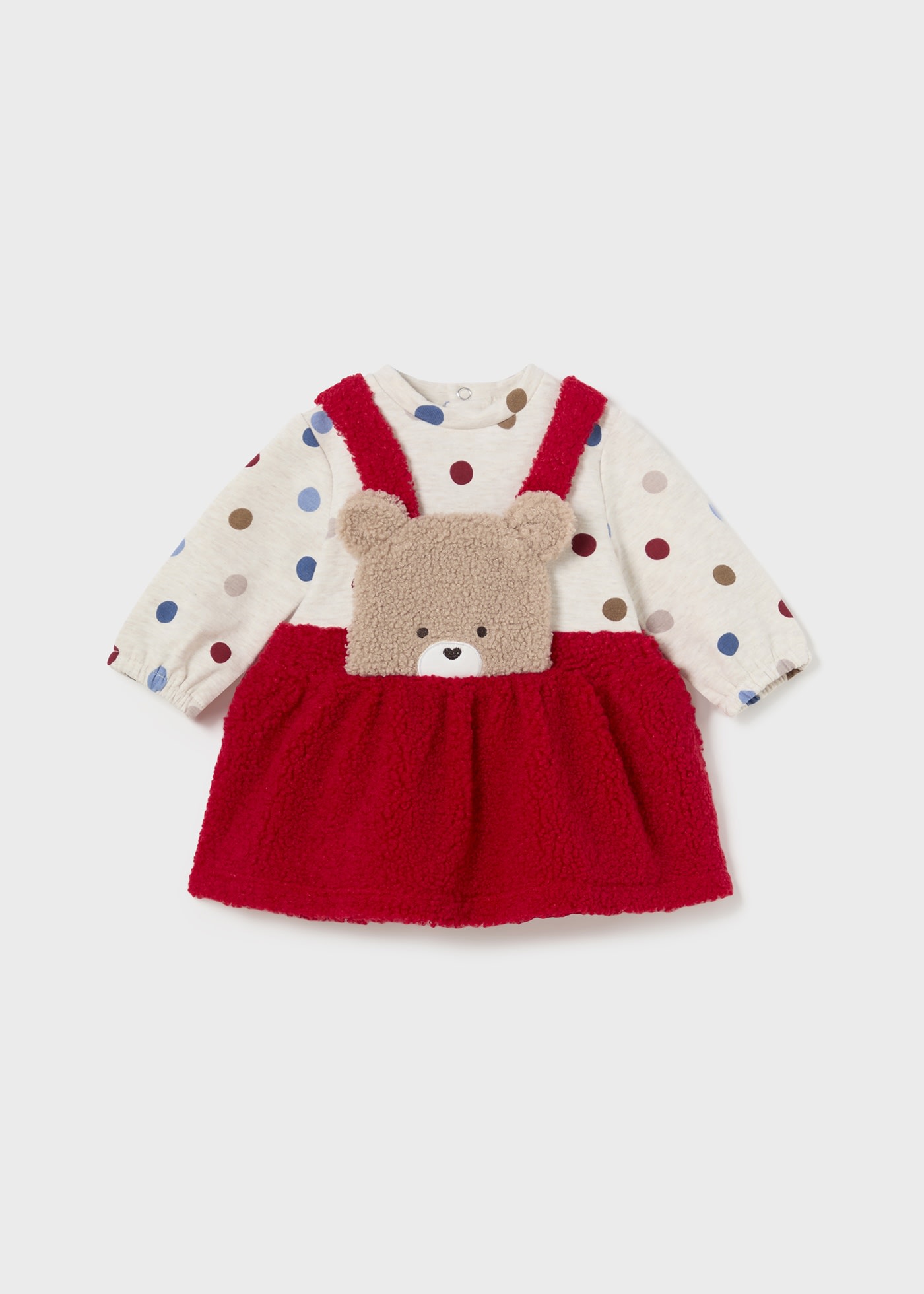 Pagliaccetto gonna teddy neonata