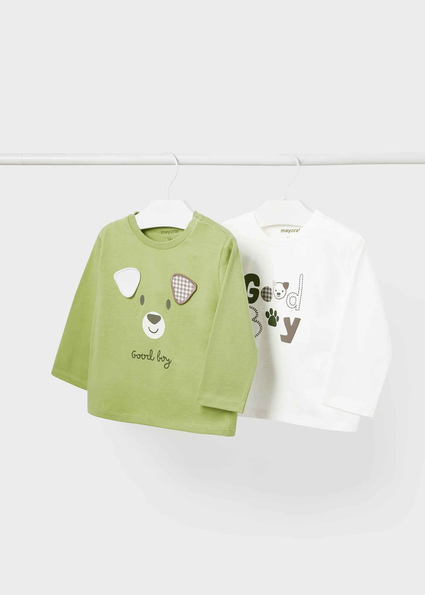 Set 2 t-shirts chien bébé