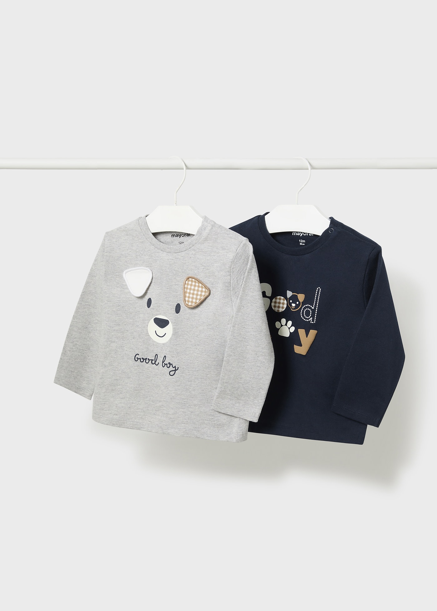 2-er Set Shirts Hund Baby