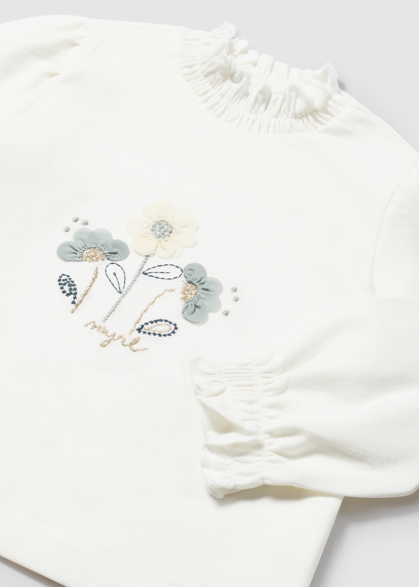 T-shirt fleurs bébé