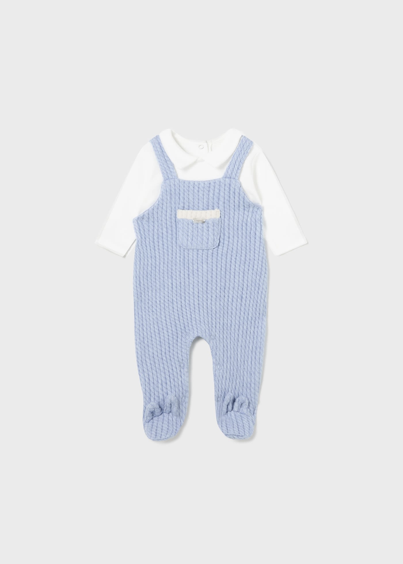 Newborn Boy Romper and Jacket Set