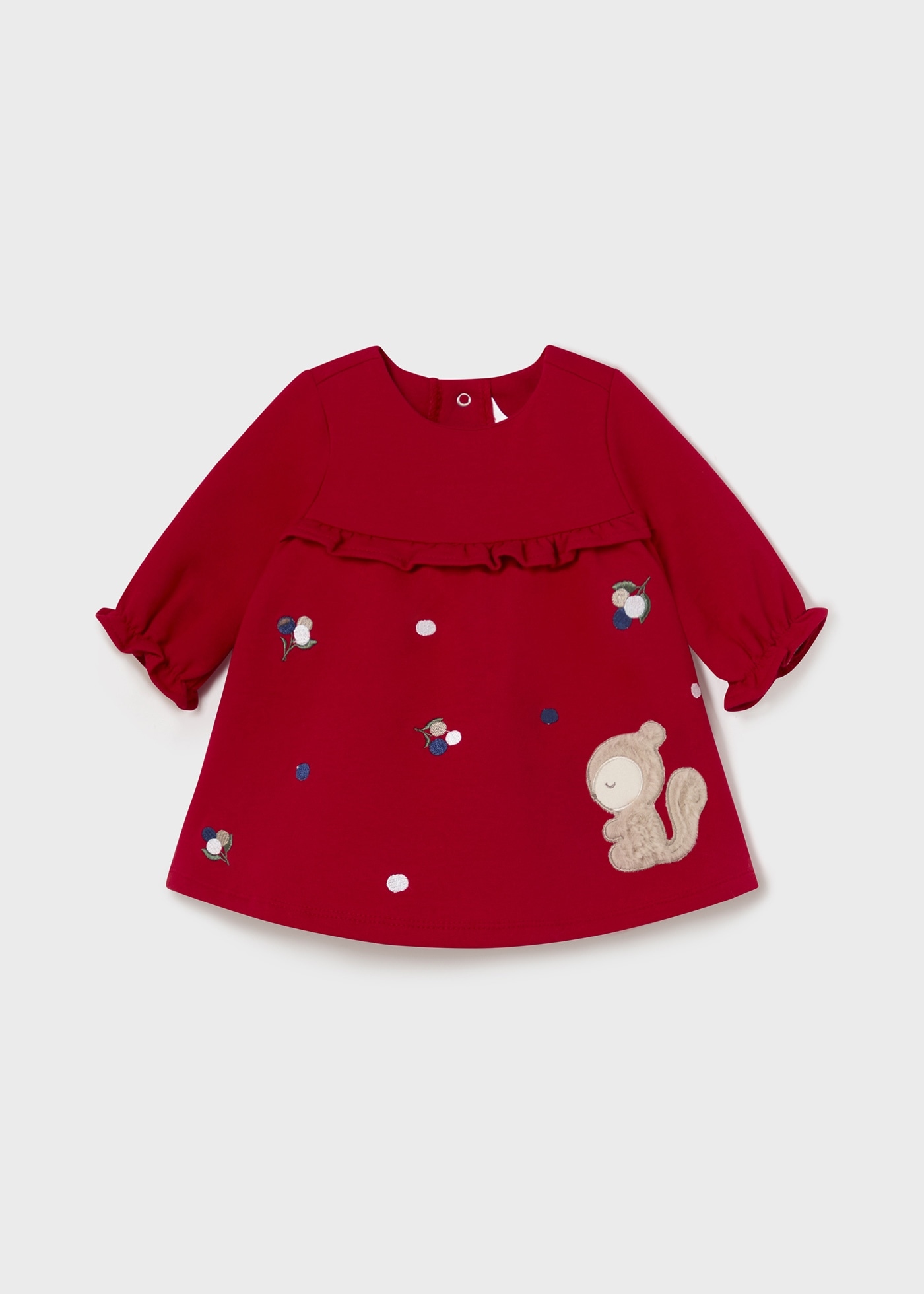 Vestito scoiattolo neonata