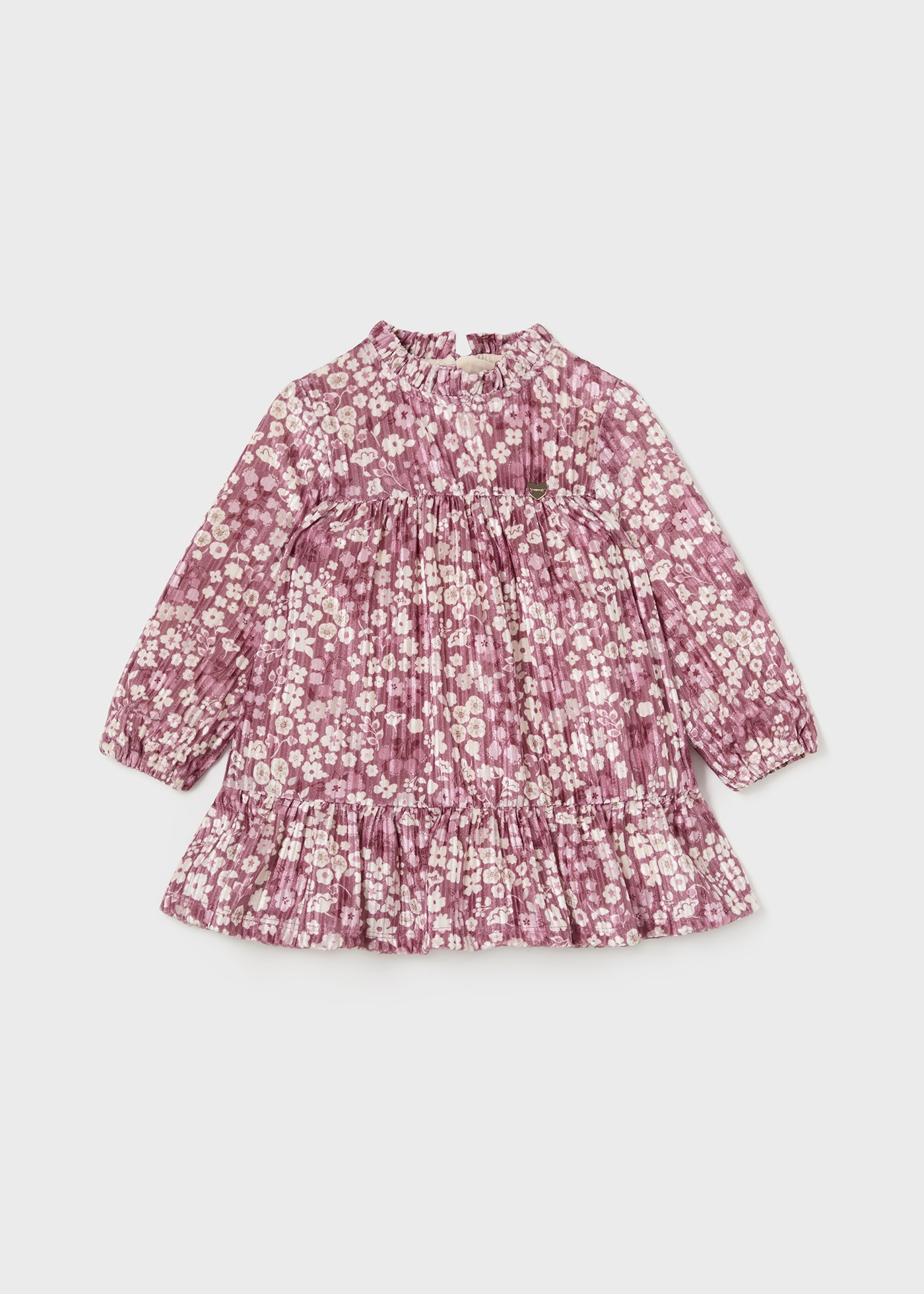 Baby Velvet Floral Dress