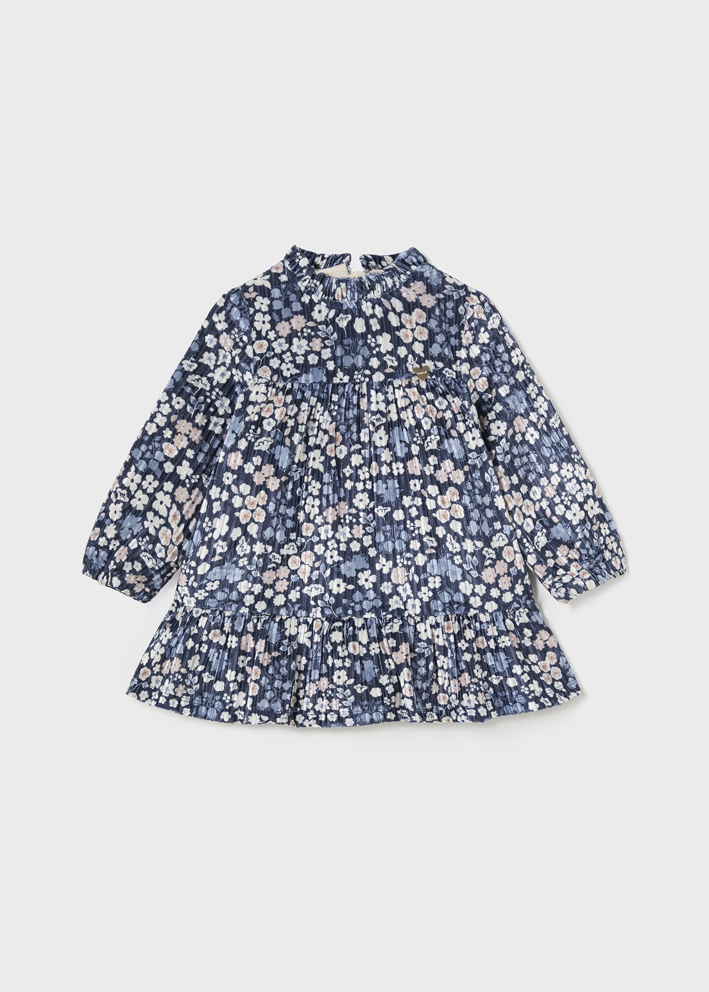 Baby Velvet Floral Dress