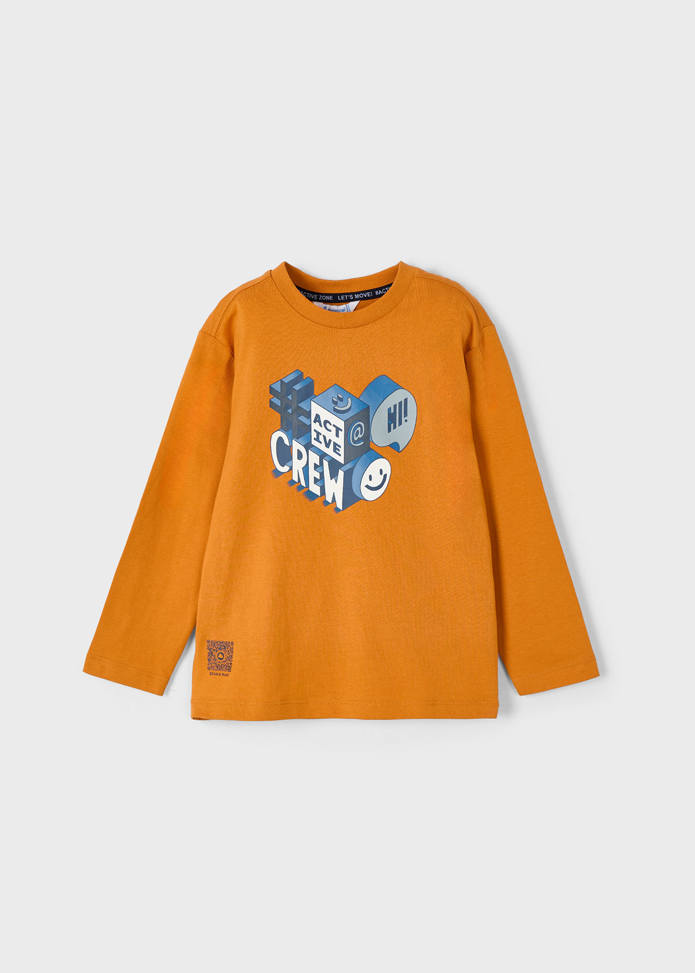 Camiseta juego QR niño