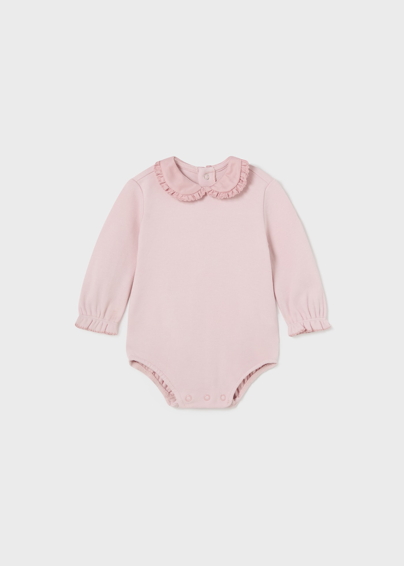 Newborn Boy Ruffle Collar Bodysuit