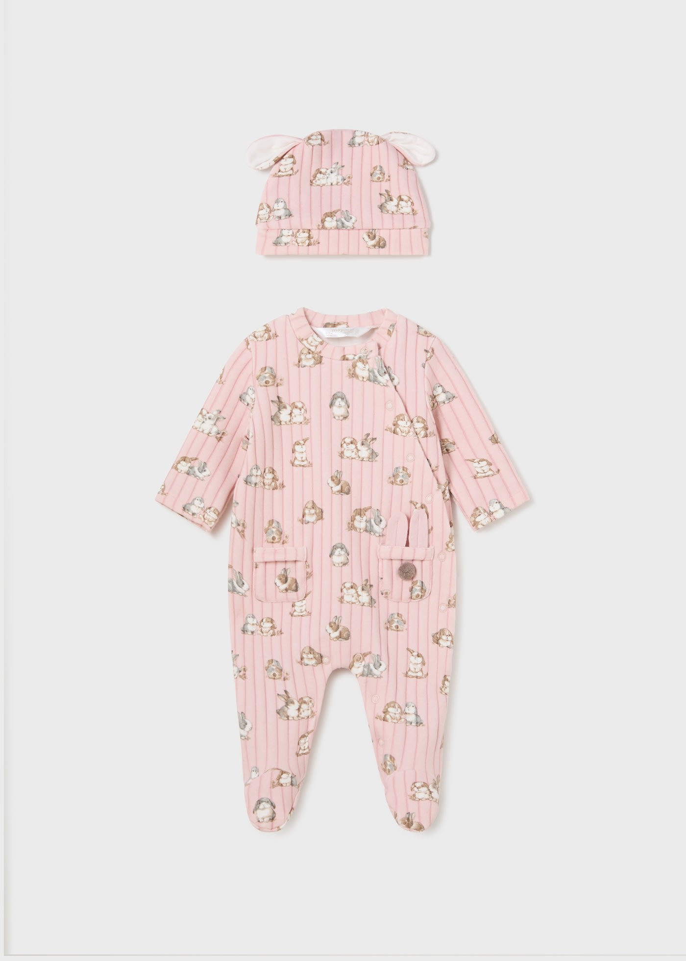 Newborn One-Piece with Hat