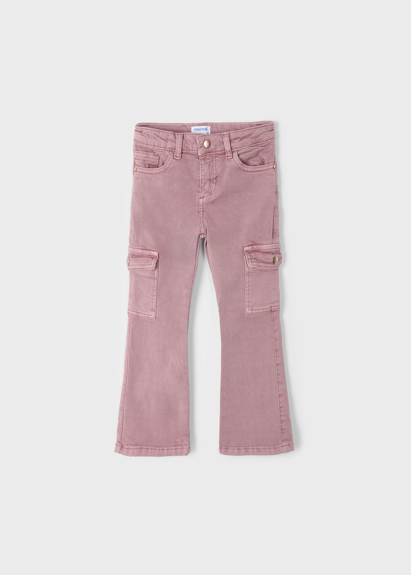 Pantalon évasé avec poches fille