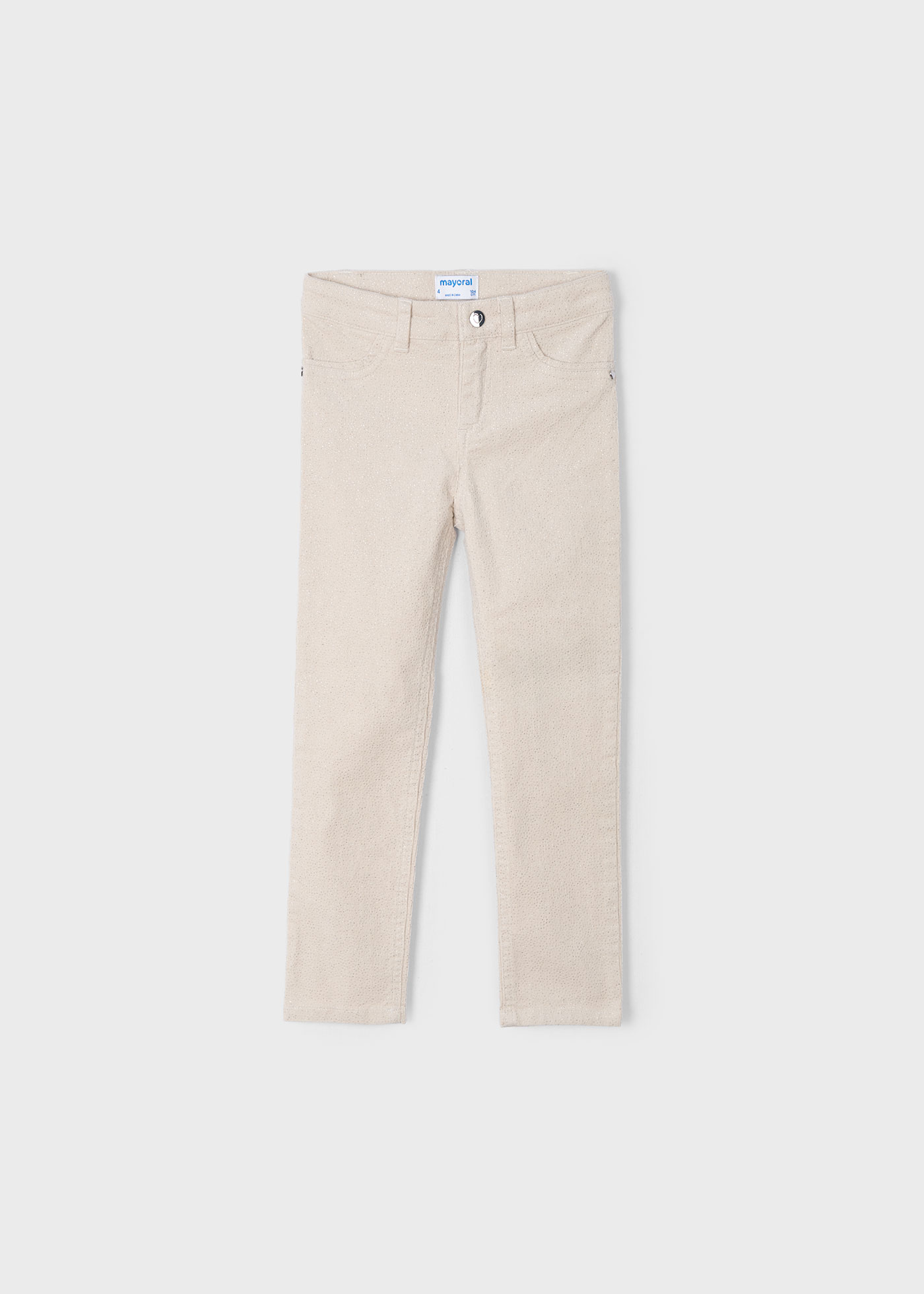 Pantaloni reiat sclipici conici fetita