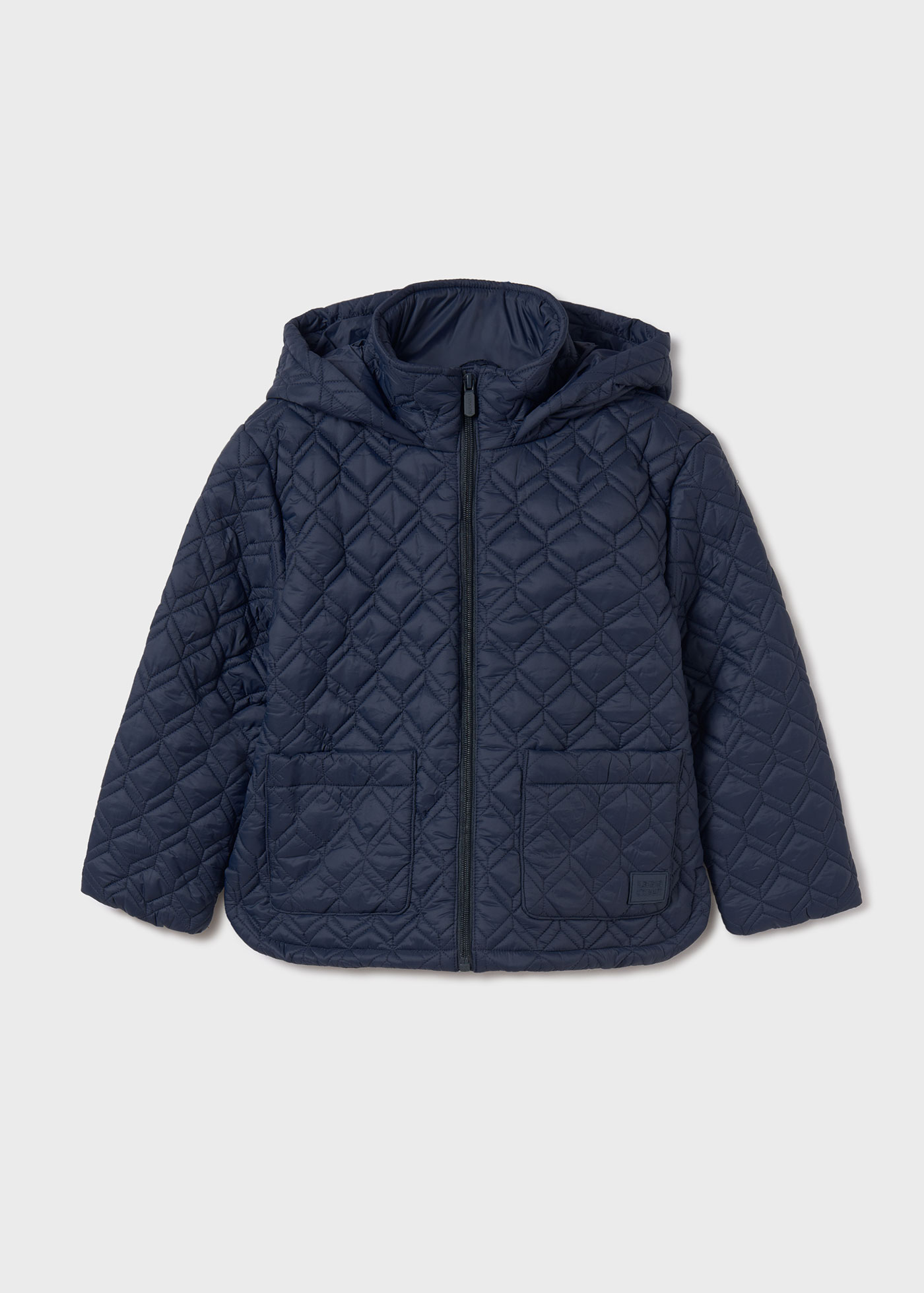 Girl Diamond Quilted Coat