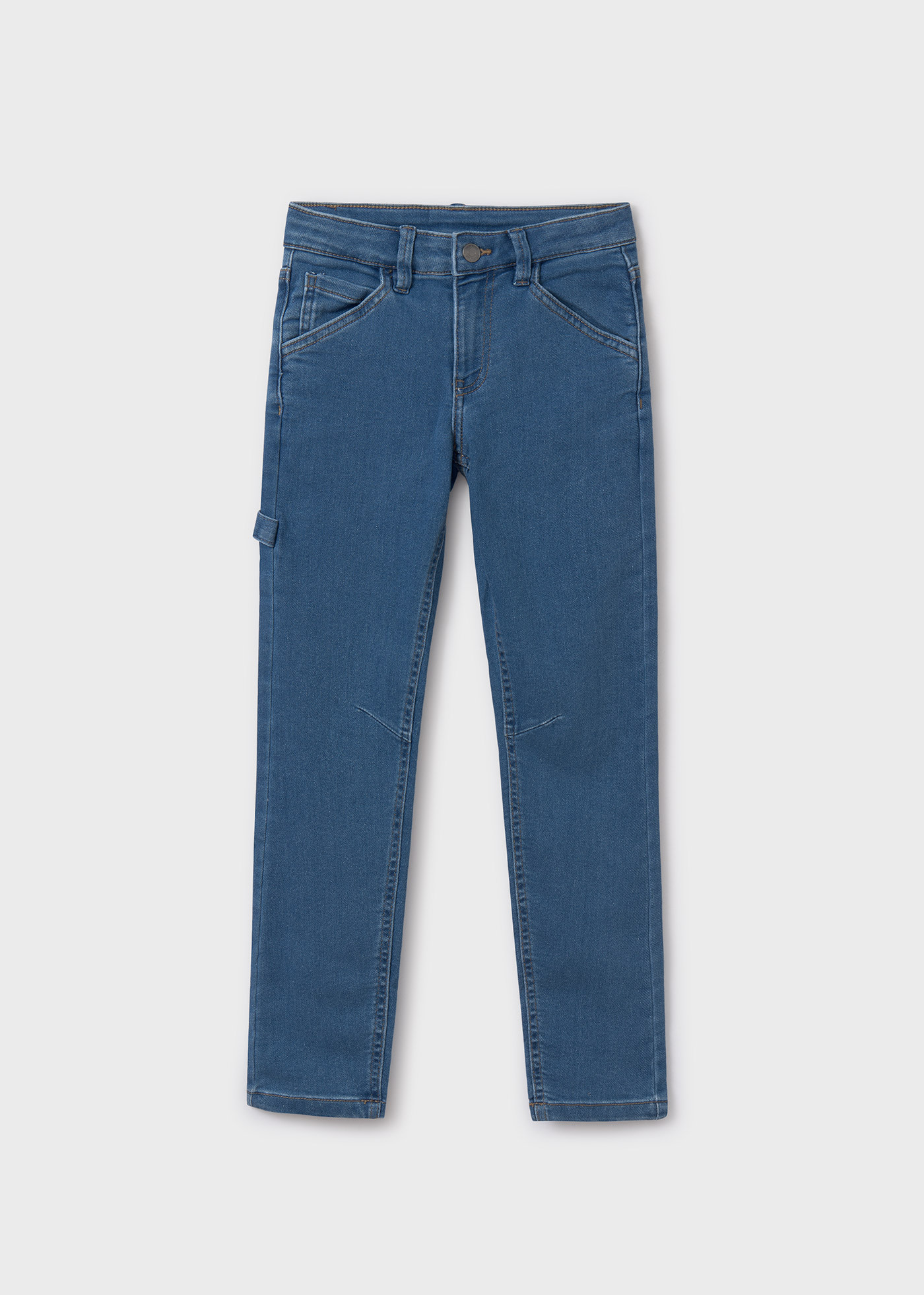 Lange Jeans-Hose gerade geschnitten Teenager Jungen